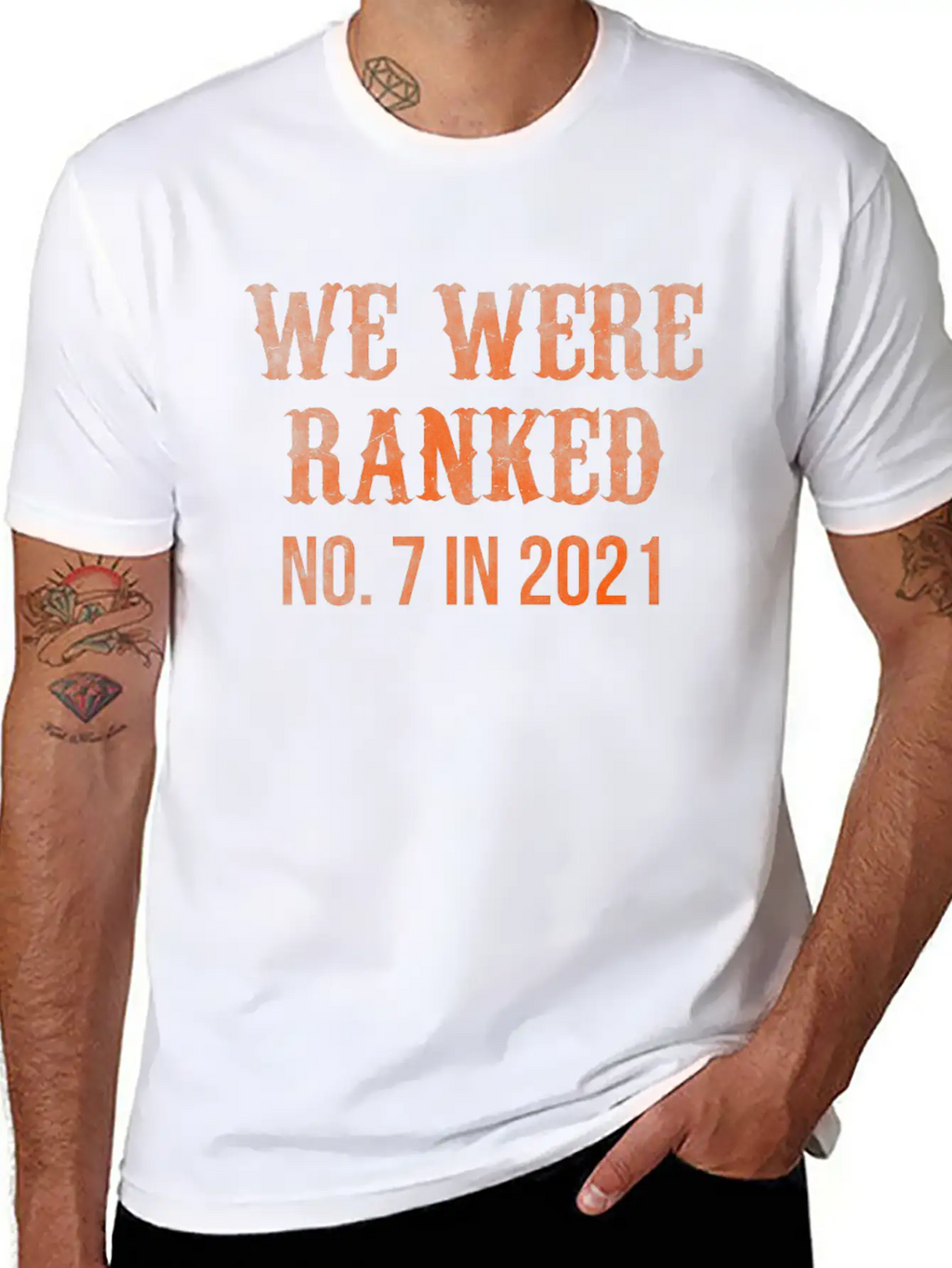 We Were Ranked No 7 In 2021 Unisex Short Sleeve Soft Cotton T-Shirt – Casual Everyday Wear