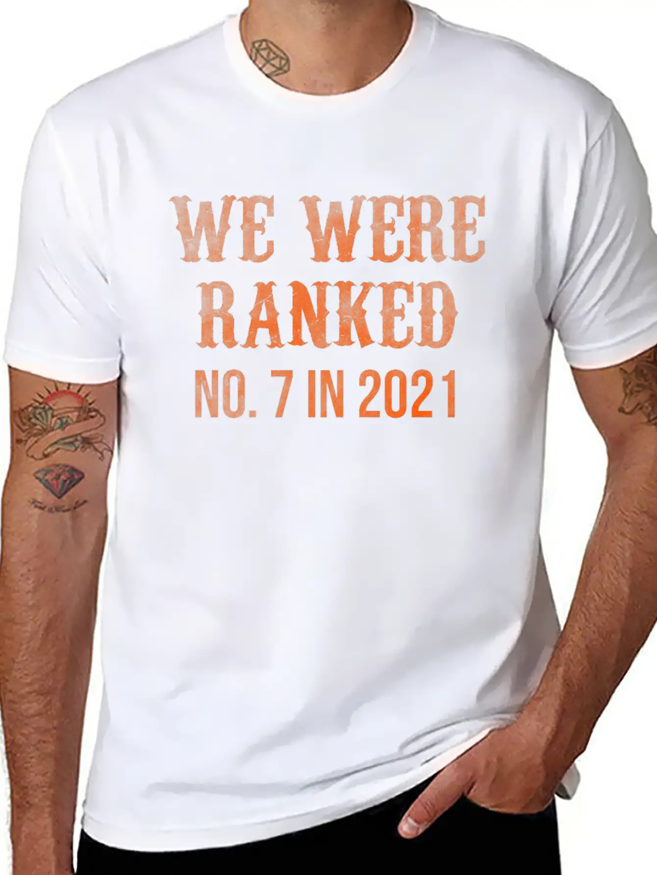 We Were Ranked No 7 In 2021 Unisex Short Sleeve Soft Cotton T-Shirt – Casual Everyday Wear