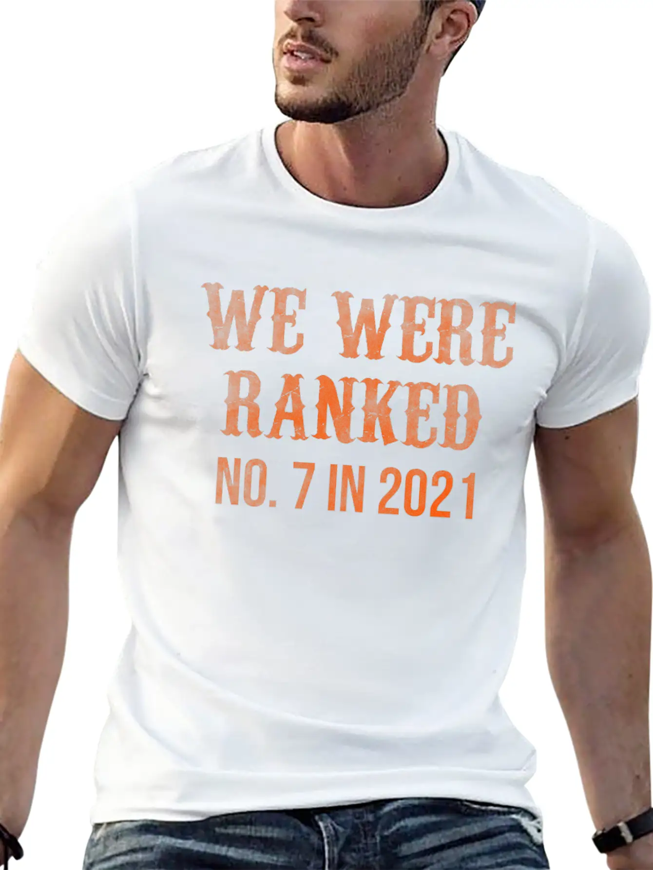 We Were Ranked No 7 In 2021 Unisex Short Sleeve Soft Cotton T-Shirt – Casual Everyday Wear