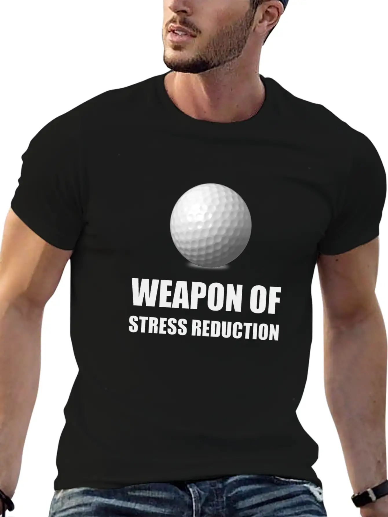 Weapon Of Stress Reductio Unisex Casual T-Shirt – Clean Design For Daily Comfort