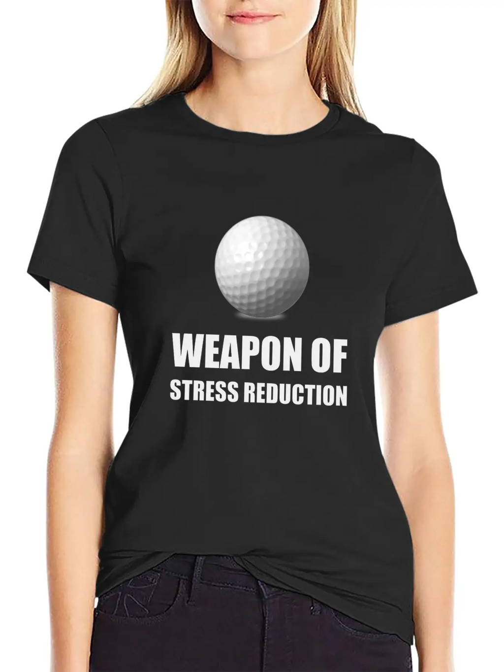 Weapon Of Stress Reductio Unisex Casual T-Shirt – Clean Design For Daily Comfort