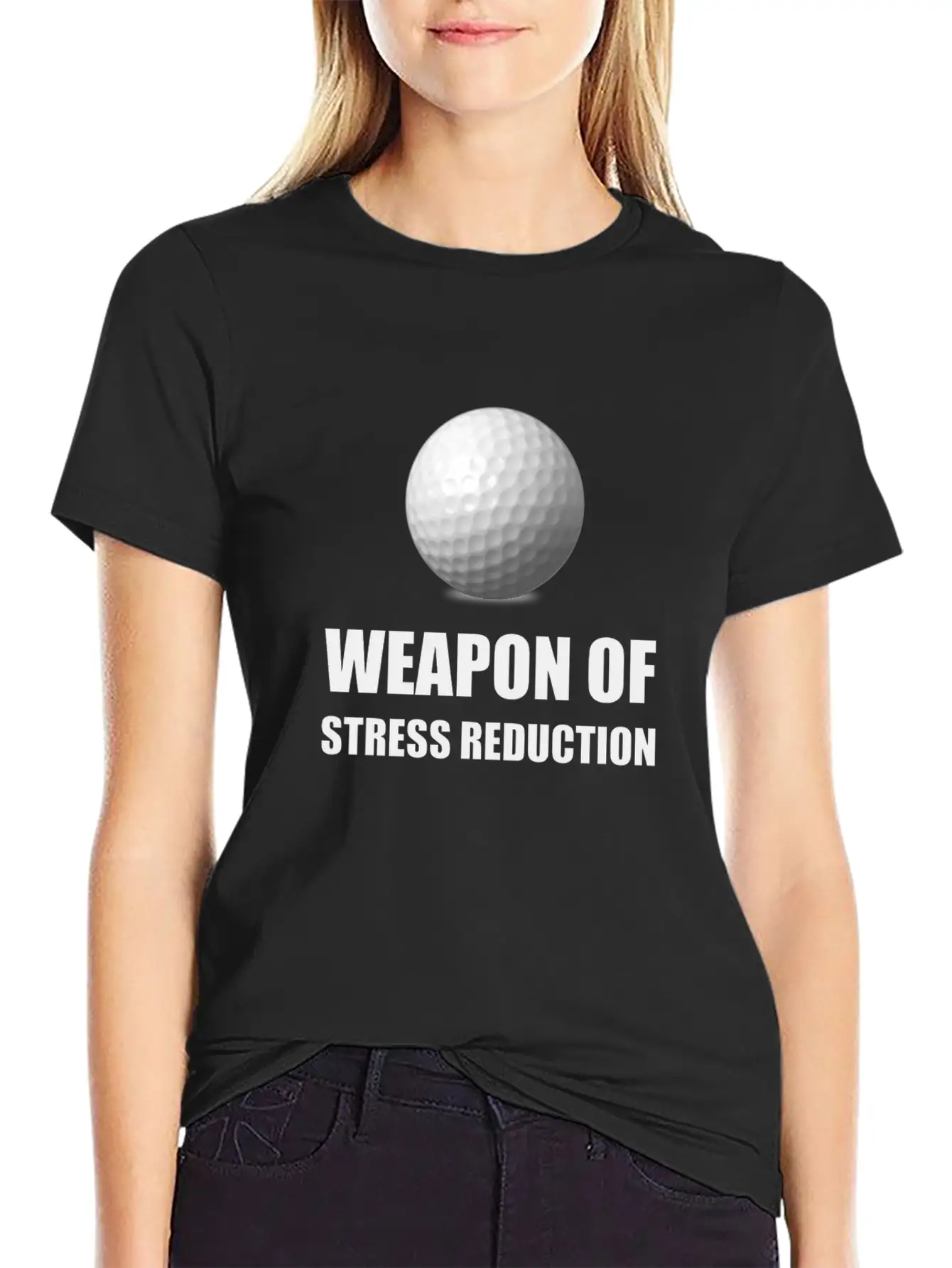 Weapon Of Stress Reductio Unisex Casual T-Shirt – Clean Design For Daily Comfort