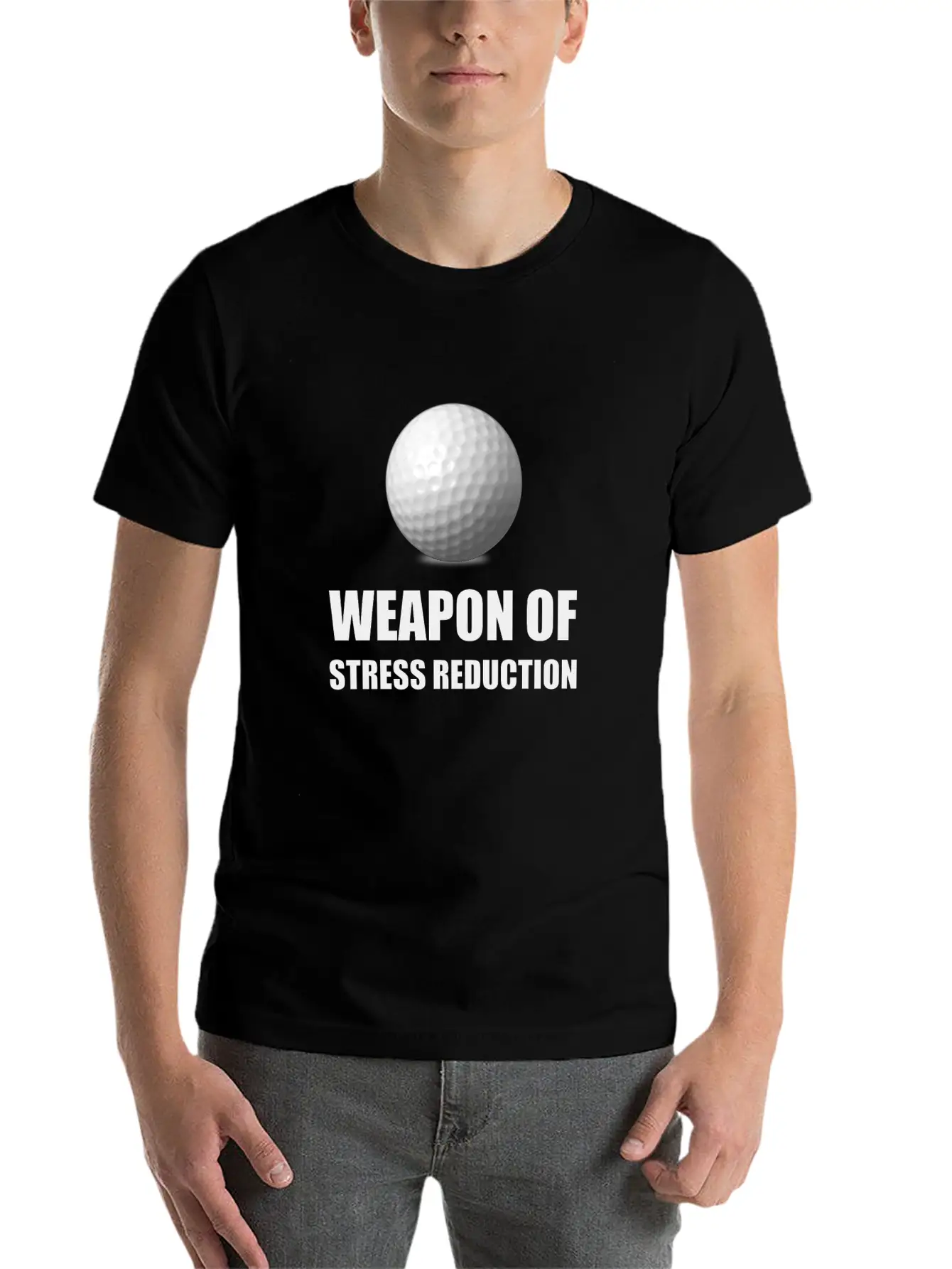 Weapon Of Stress Reductio Unisex Casual T-Shirt – Clean Design For Daily Comfort