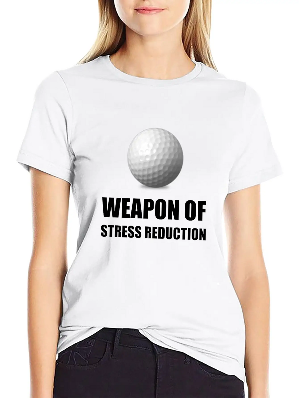 Weapon Of Stress Reductio Unisex Casual T-Shirt – Clean Design For Daily Comfort