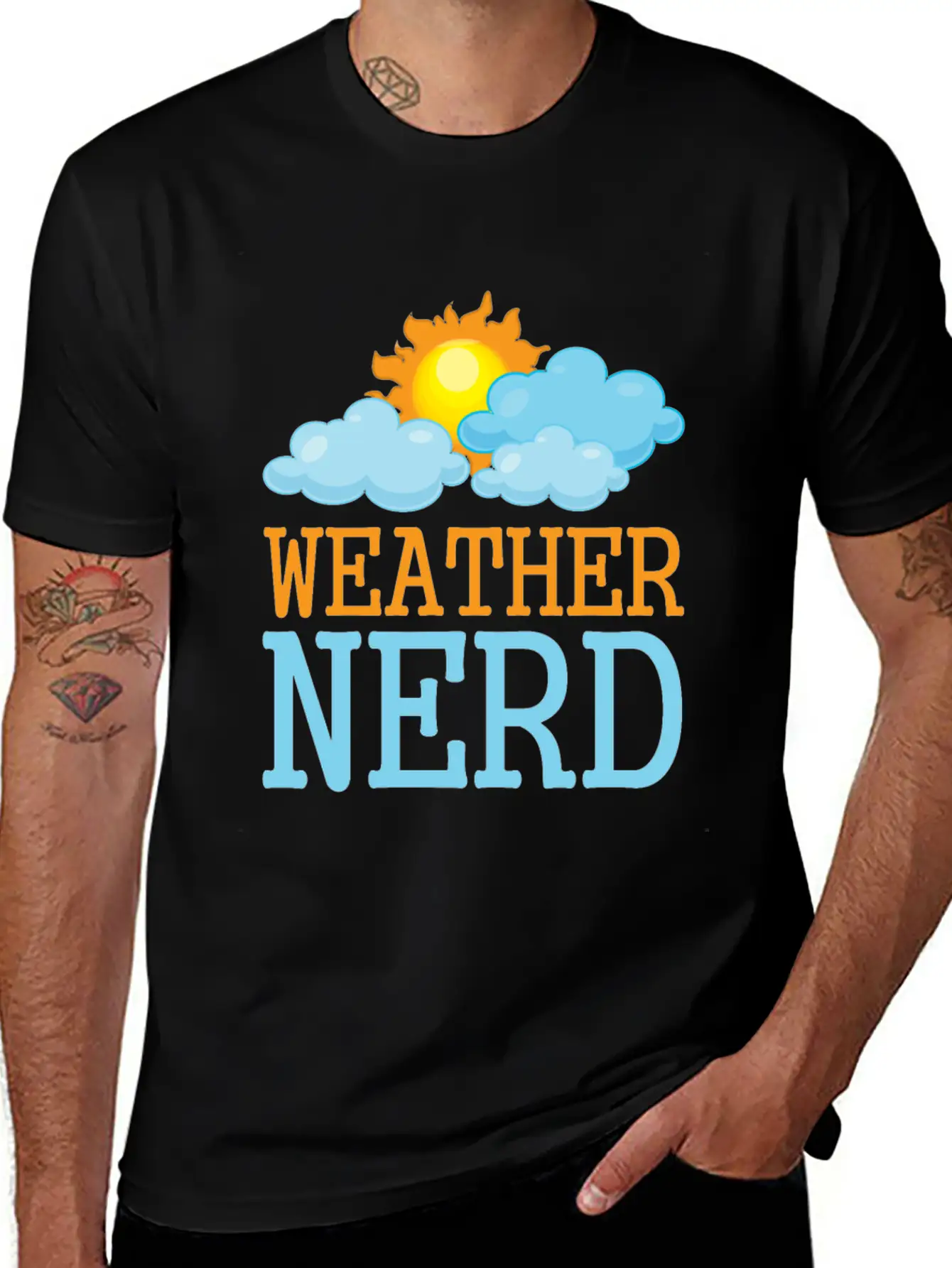 Weather Sun Meteorologist Weatherman Meteorology Breathable Soft Cotton T-Shirt – Timeless Casual Look