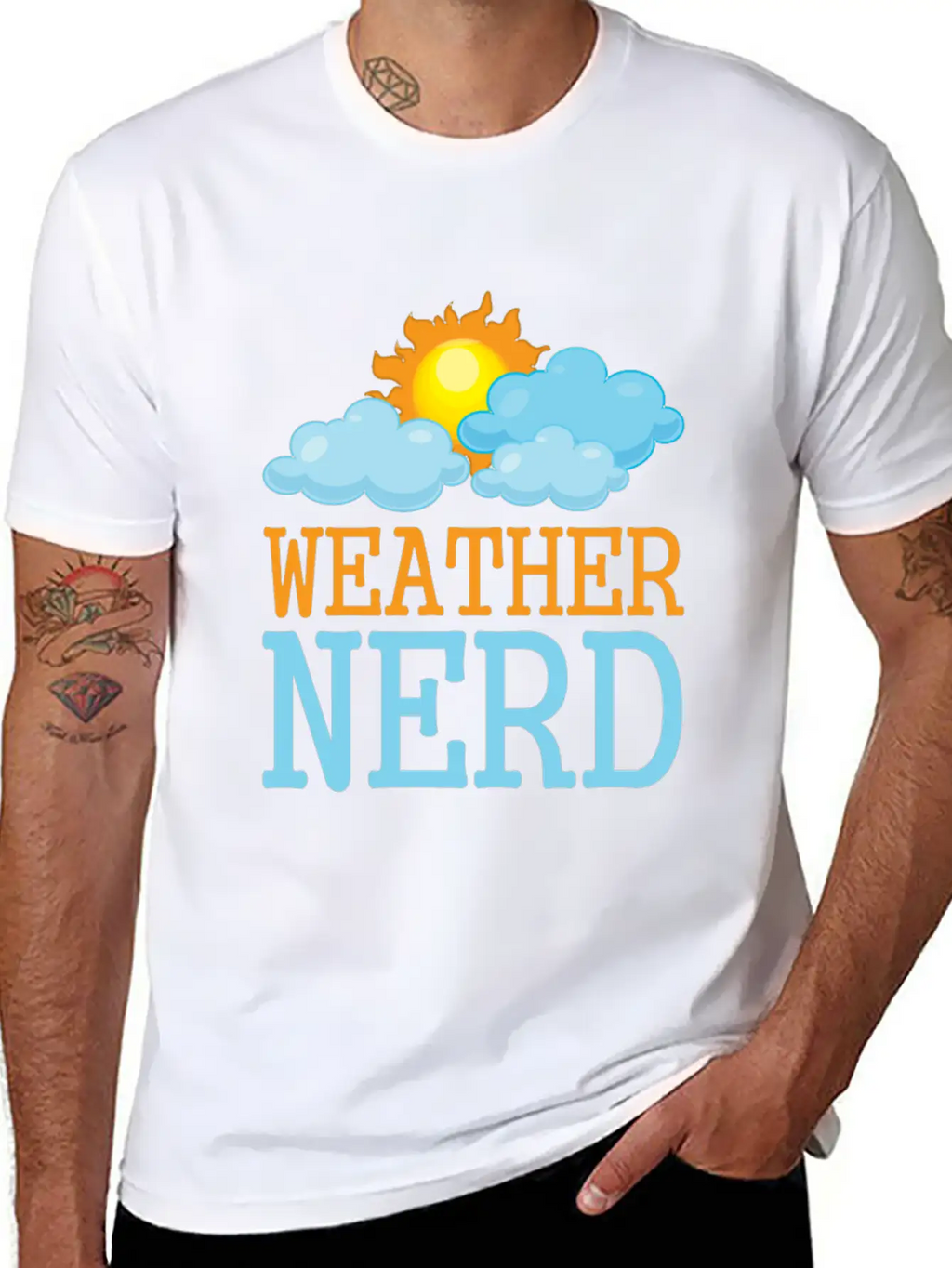 Weather Sun Meteorologist Weatherman Meteorology Breathable Soft Cotton T-Shirt – Timeless Casual Look
