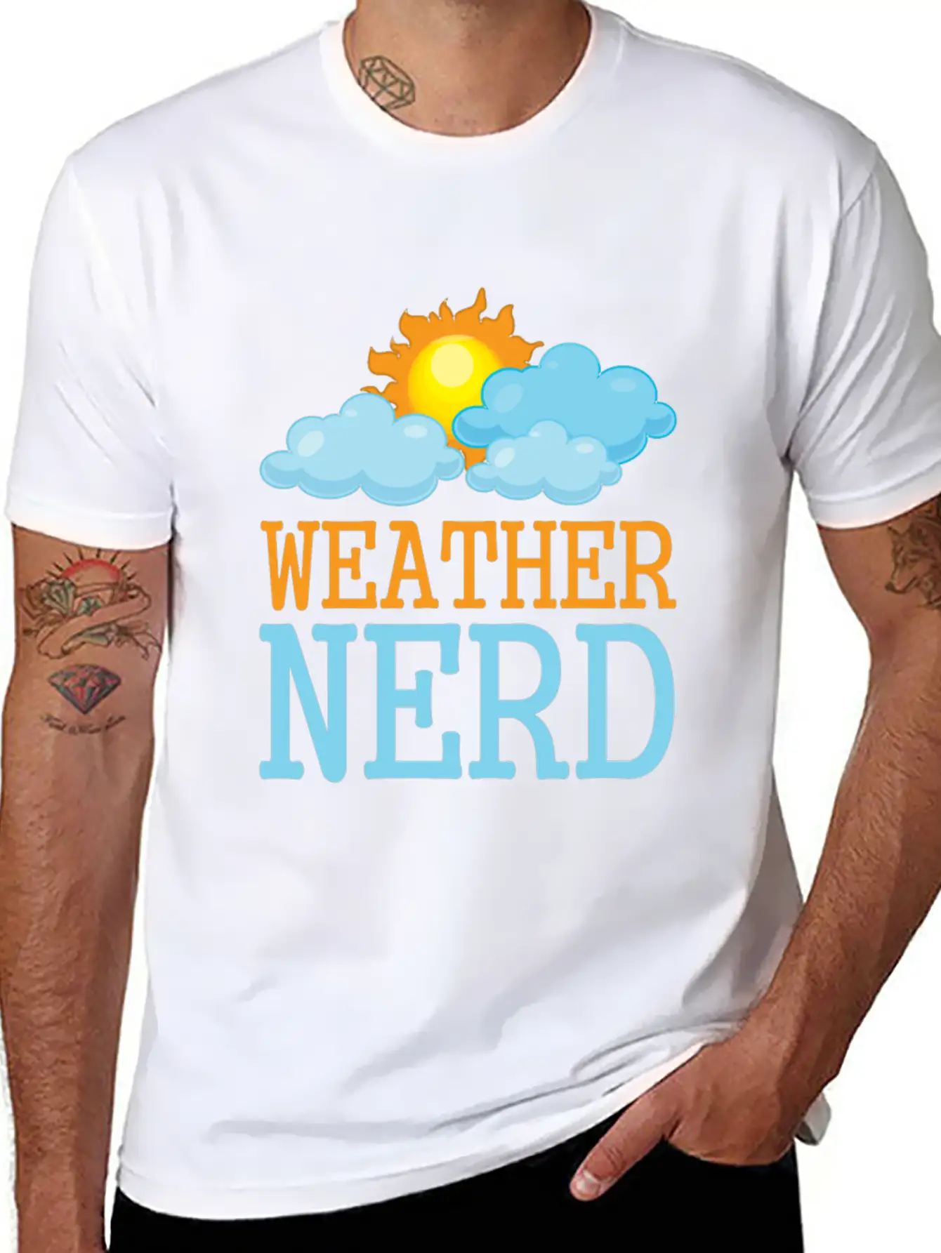 Weather Sun Meteorologist Weatherman Meteorology Breathable Soft Cotton T-Shirt – Timeless Casual Look