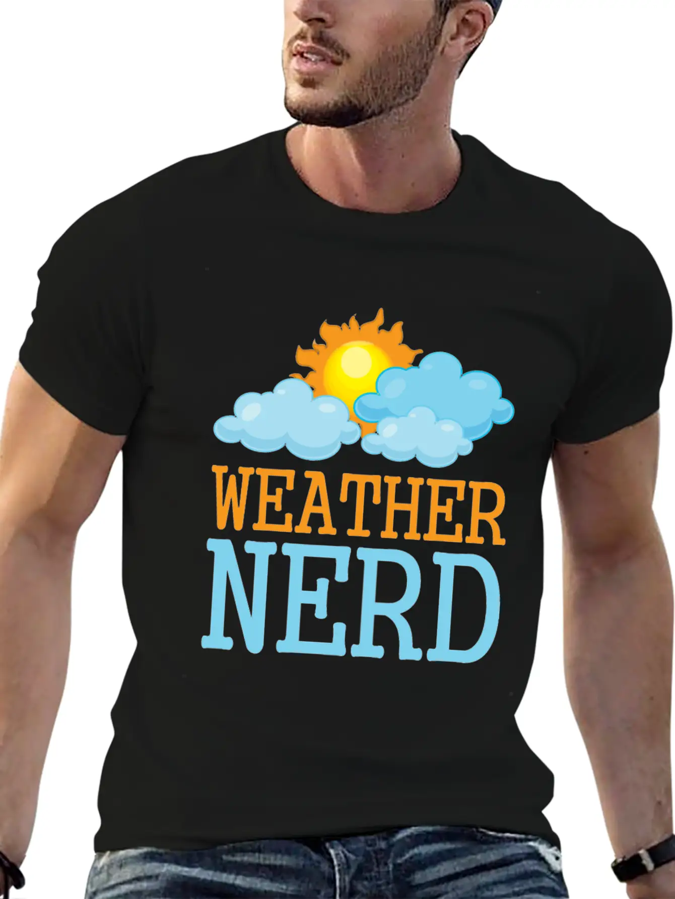 Weather Sun Meteorologist Weatherman Meteorology Breathable Soft Cotton T-Shirt – Timeless Casual Look