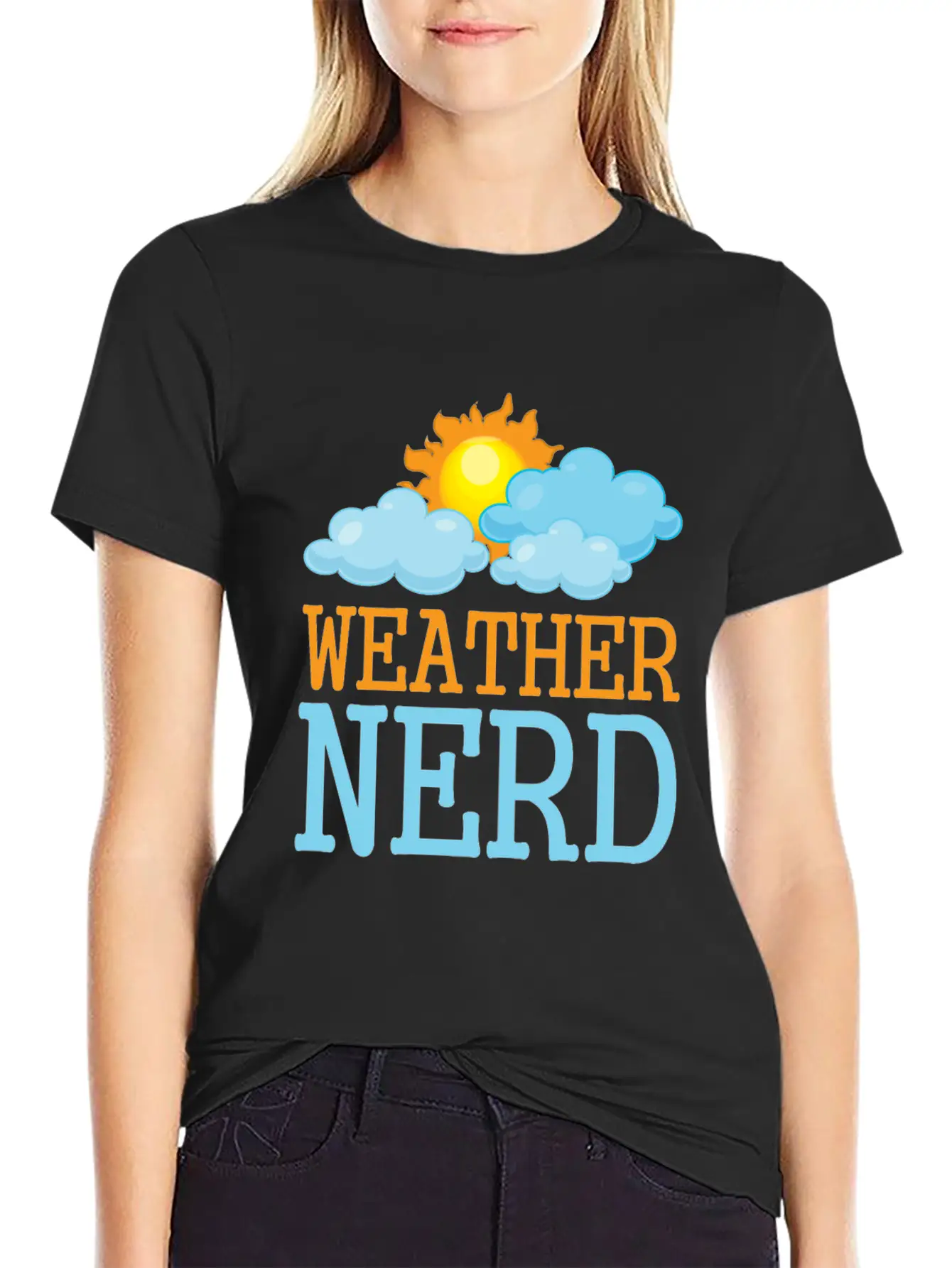 Weather Sun Meteorologist Weatherman Meteorology Breathable Soft Cotton T-Shirt – Timeless Casual Look