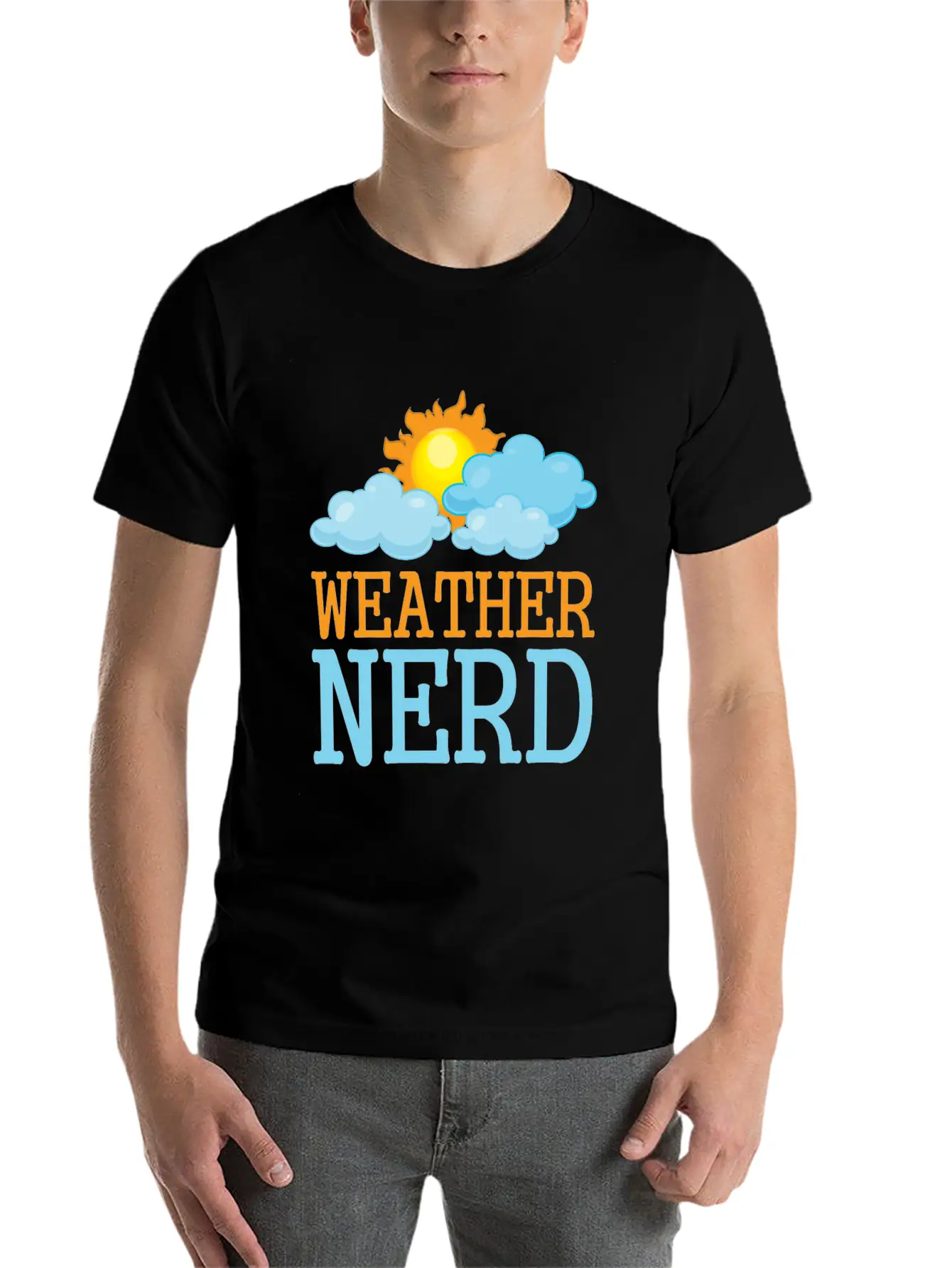 Weather Sun Meteorologist Weatherman Meteorology Breathable Soft Cotton T-Shirt – Timeless Casual Look