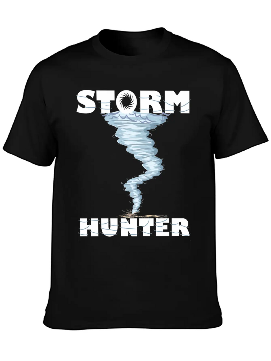 Weather Tornado Whirlwind Storm Hunter Cool Design Unisex Casual T-Shirt – Clean Design For Daily Comfort