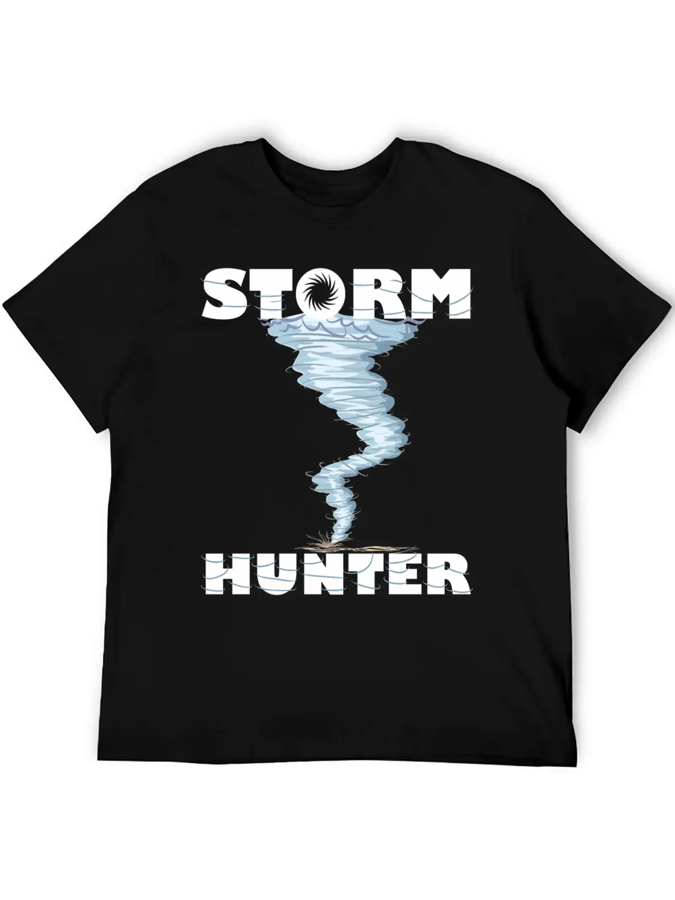 Weather Tornado Whirlwind Storm Hunter Cool Design Unisex Casual T-Shirt – Clean Design For Daily Comfort