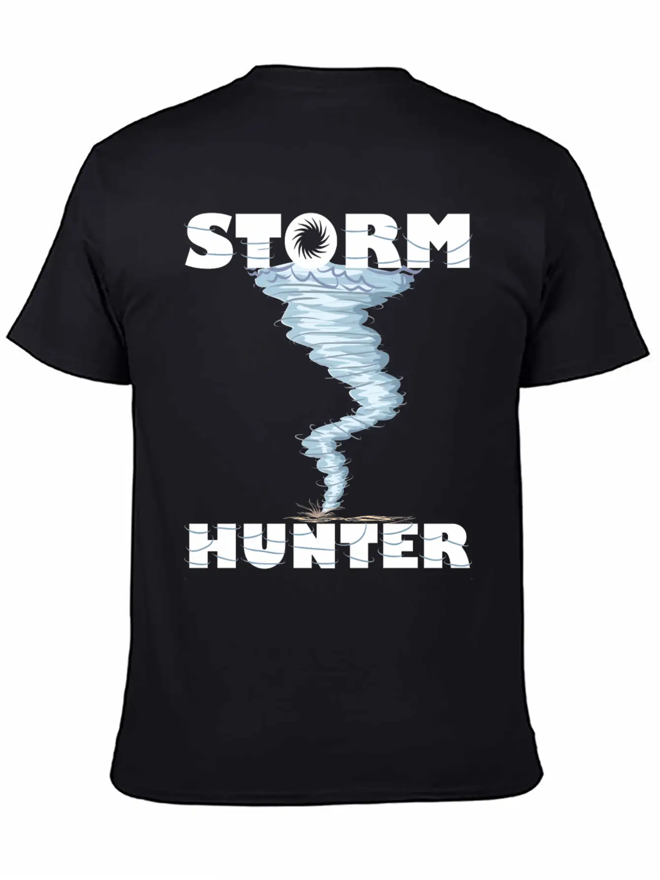 Weather Tornado Whirlwind Storm Hunter Cool Design Unisex Casual T-Shirt – Clean Design For Daily Comfort