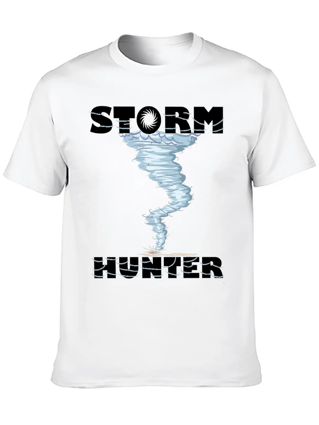 Weather Tornado Whirlwind Storm Hunter Cool Design Unisex Casual T-Shirt – Clean Design For Daily Comfort