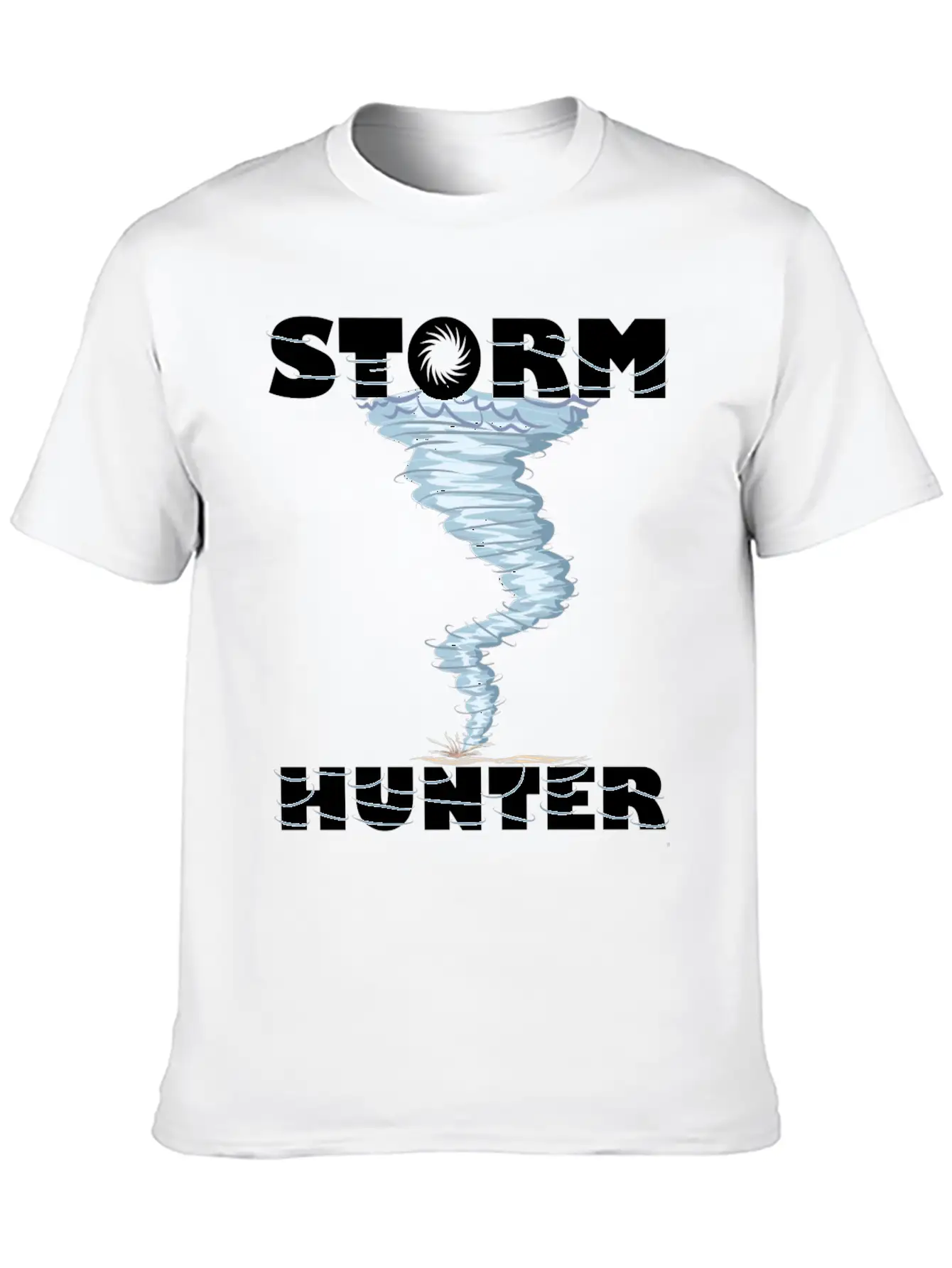Weather Tornado Whirlwind Storm Hunter Cool Design Unisex Casual T-Shirt – Clean Design For Daily Comfort