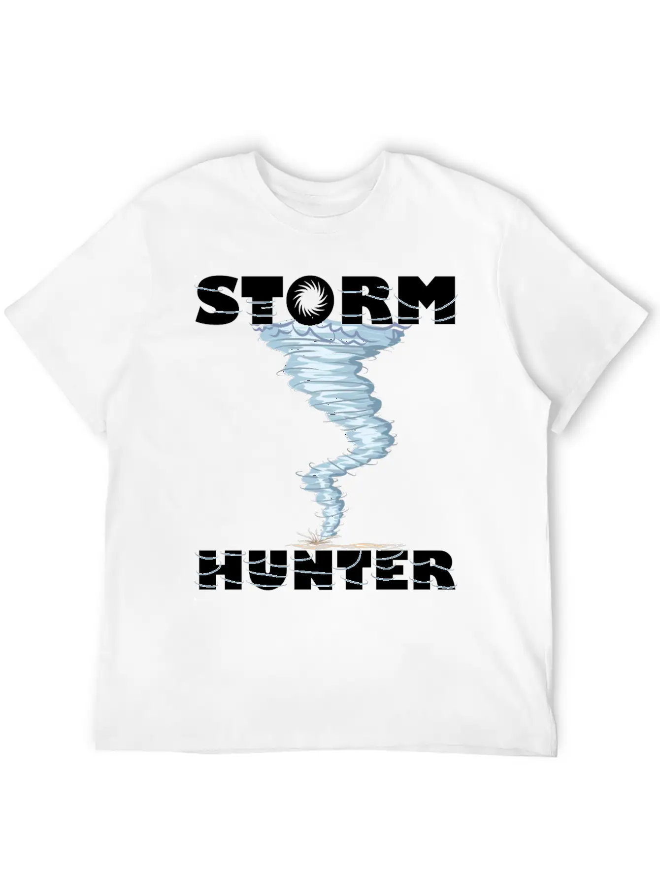 Weather Tornado Whirlwind Storm Hunter Cool Design Unisex Casual T-Shirt – Clean Design For Daily Comfort