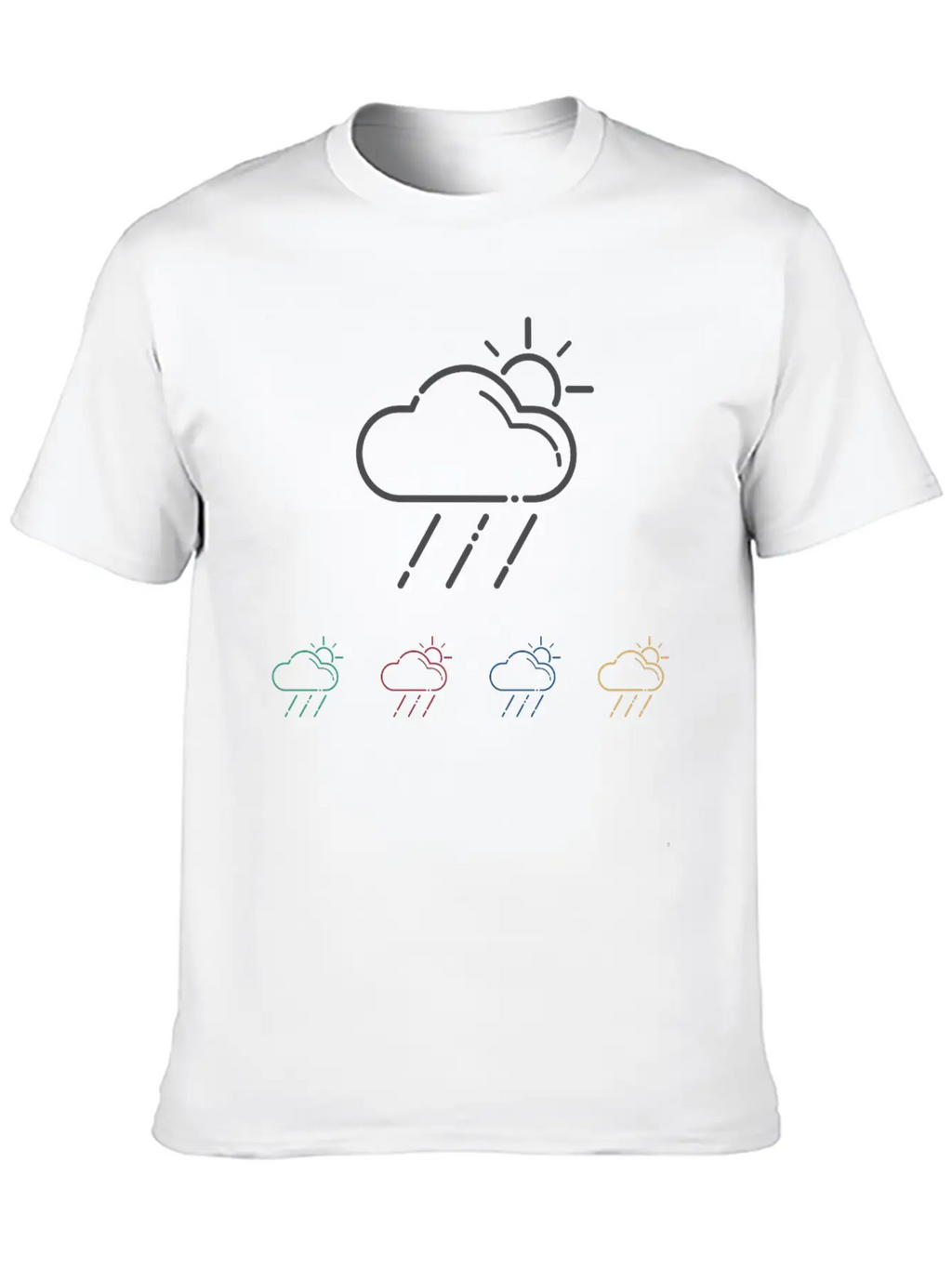 Weather Unisex Casual T-Shirt – Clean Design For Daily Comfort