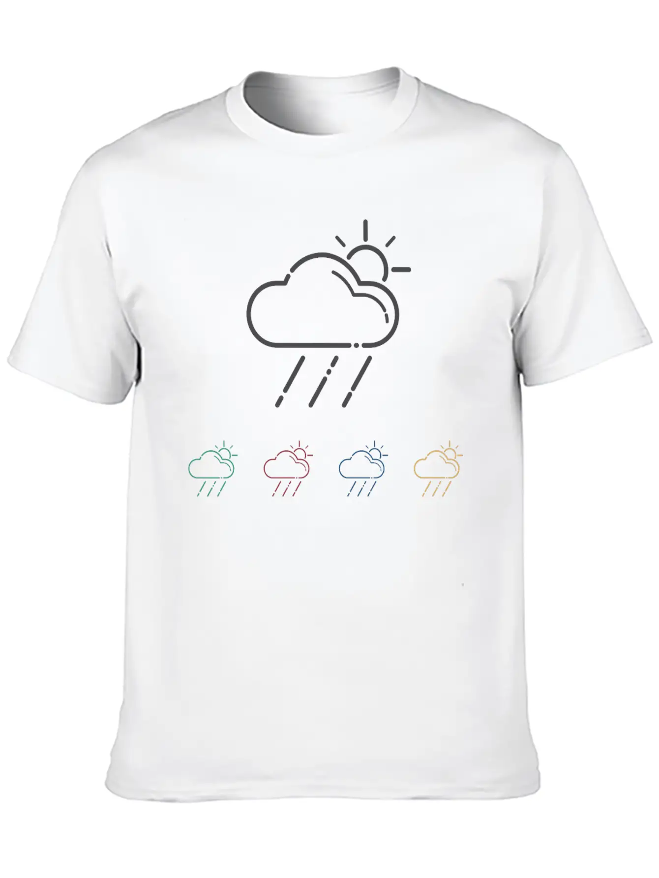 Weather Unisex Casual T-Shirt – Clean Design For Daily Comfort