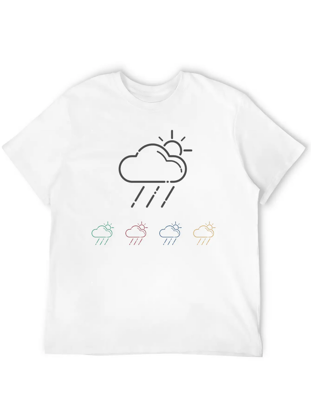 Weather Unisex Casual T-Shirt – Clean Design For Daily Comfort