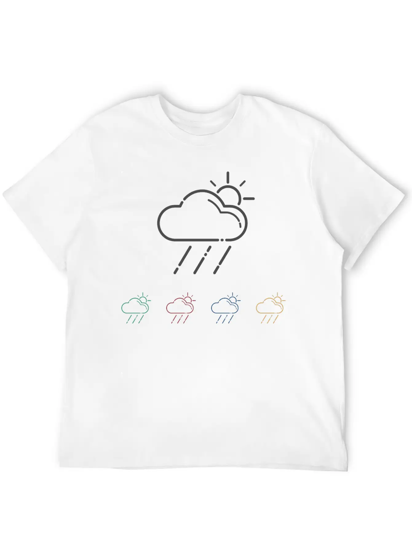 Weather Unisex Casual T-Shirt – Clean Design For Daily Comfort