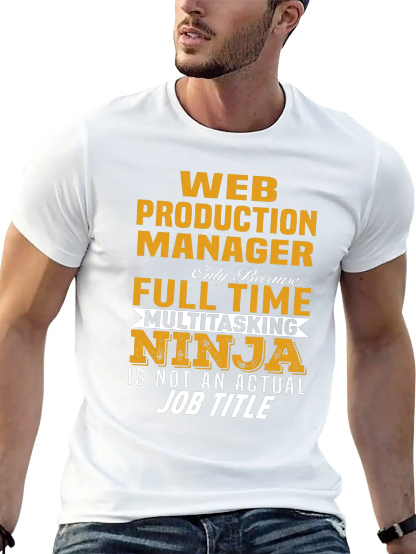 Web Production Manager Stylish Everyday T-Shirt – Unisex Basic Cotton Tee