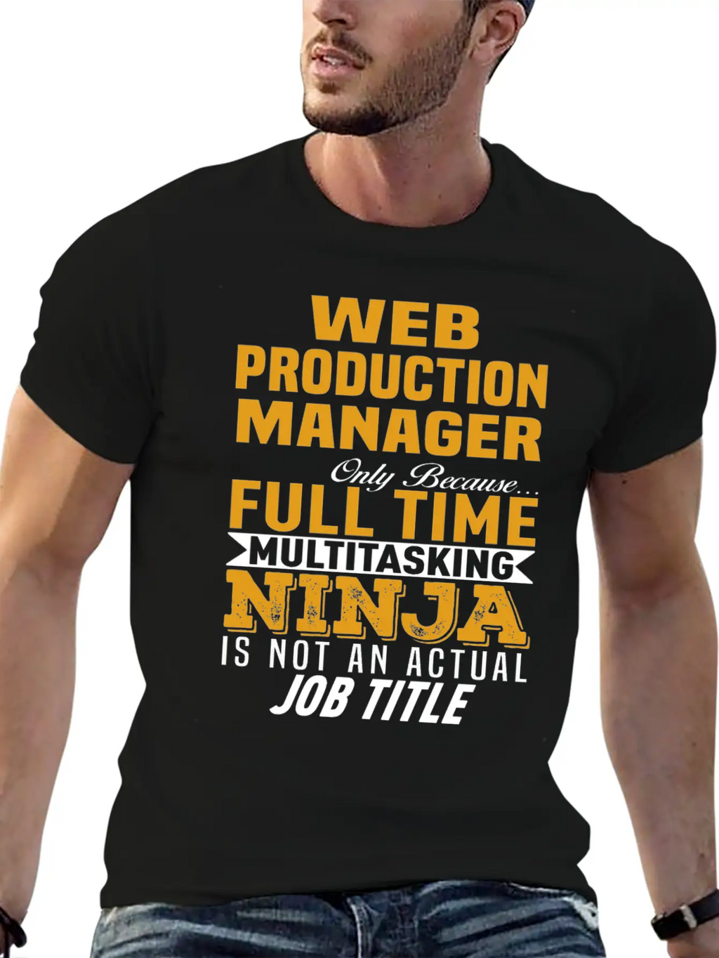 Web Production Manager Stylish Everyday T-Shirt – Unisex Basic Cotton Tee