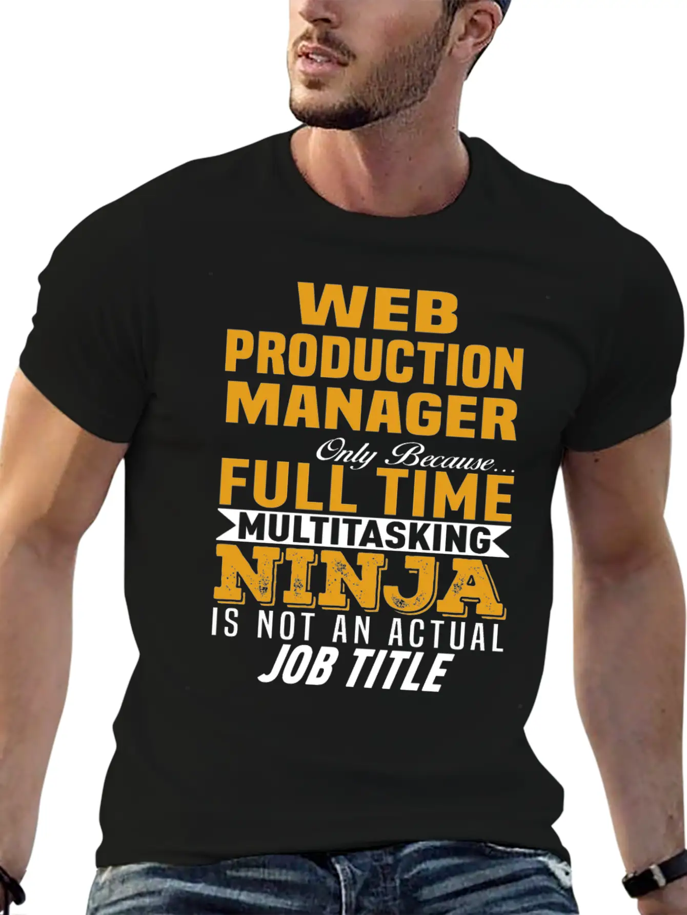 Web Production Manager Stylish Everyday T-Shirt – Unisex Basic Cotton Tee