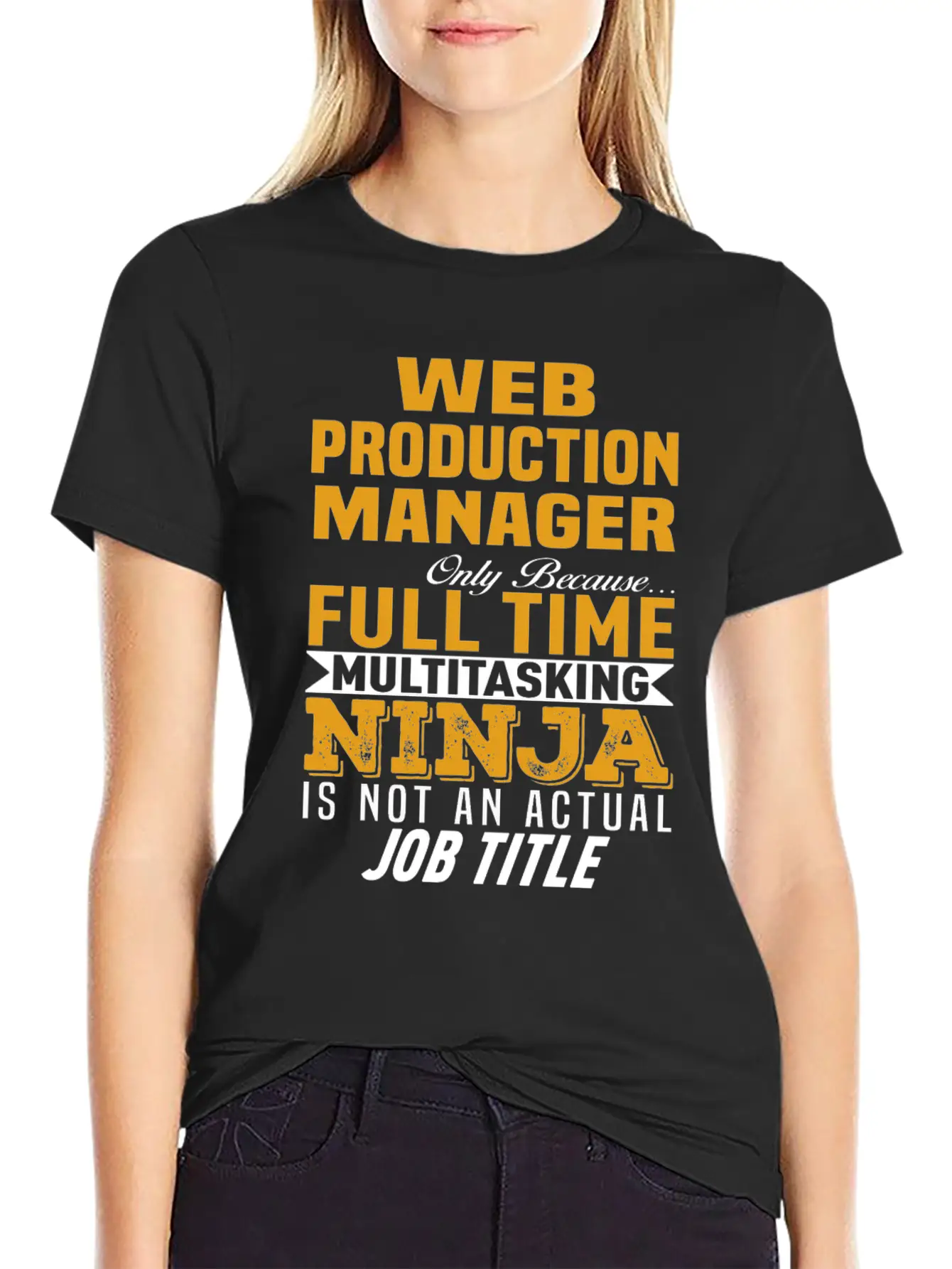 Web Production Manager Stylish Everyday T-Shirt – Unisex Basic Cotton Tee