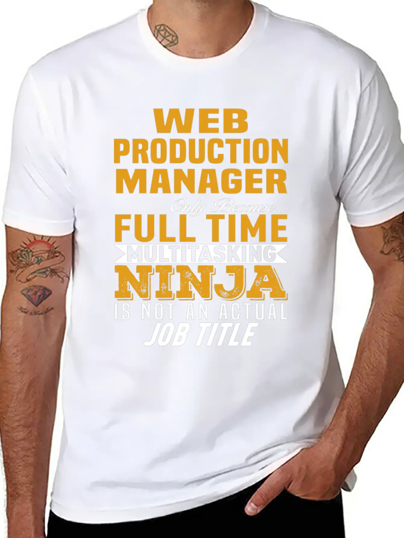 Web Production Manager Stylish Everyday T-Shirt – Unisex Basic Cotton Tee