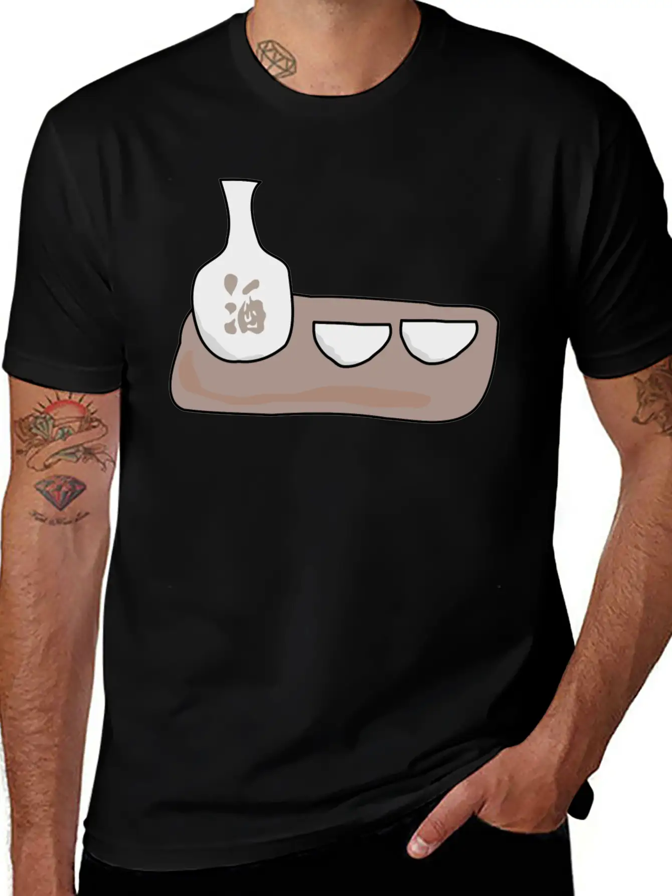 Wein Wine Flasche Glas Bottle Barrels Glasses120 Classic Fit Graphic Tee For Daily Comfort – Unisex Cotton Shirt