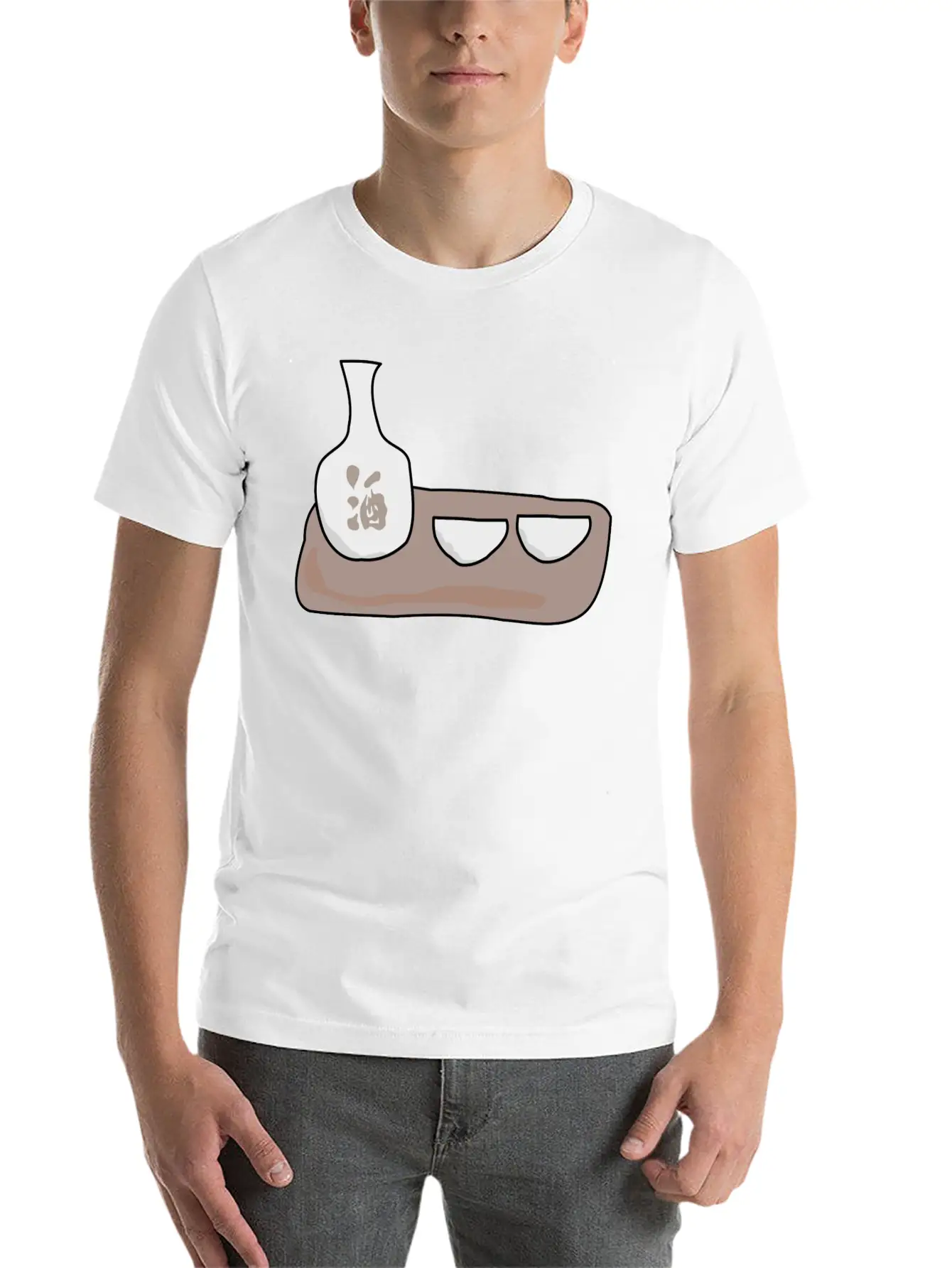 Wein Wine Flasche Glas Bottle Barrels Glasses120 Classic Fit Graphic Tee For Daily Comfort – Unisex Cotton Shirt
