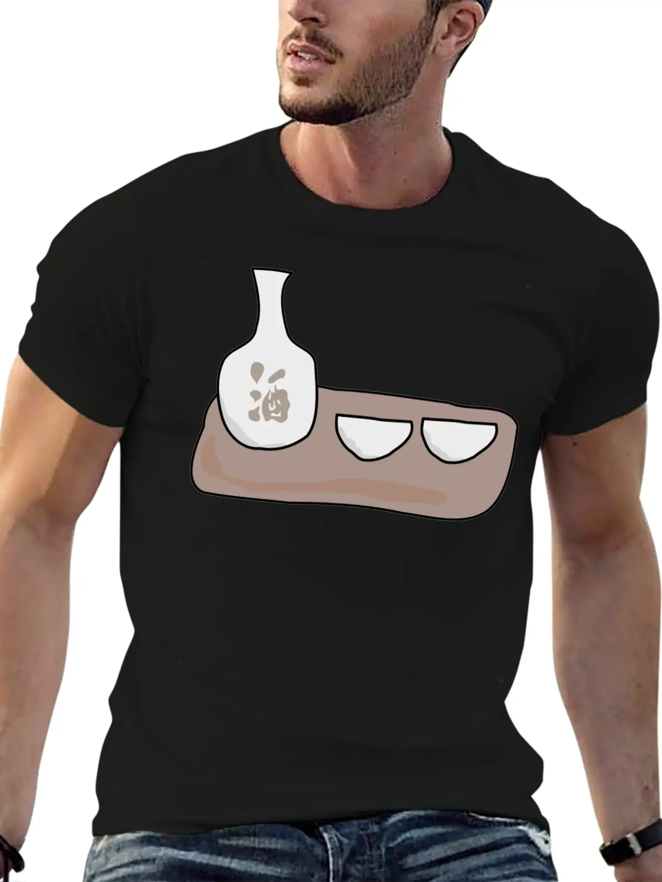 Wein Wine Flasche Glas Bottle Barrels Glasses120 Classic Fit Graphic Tee For Daily Comfort – Unisex Cotton Shirt