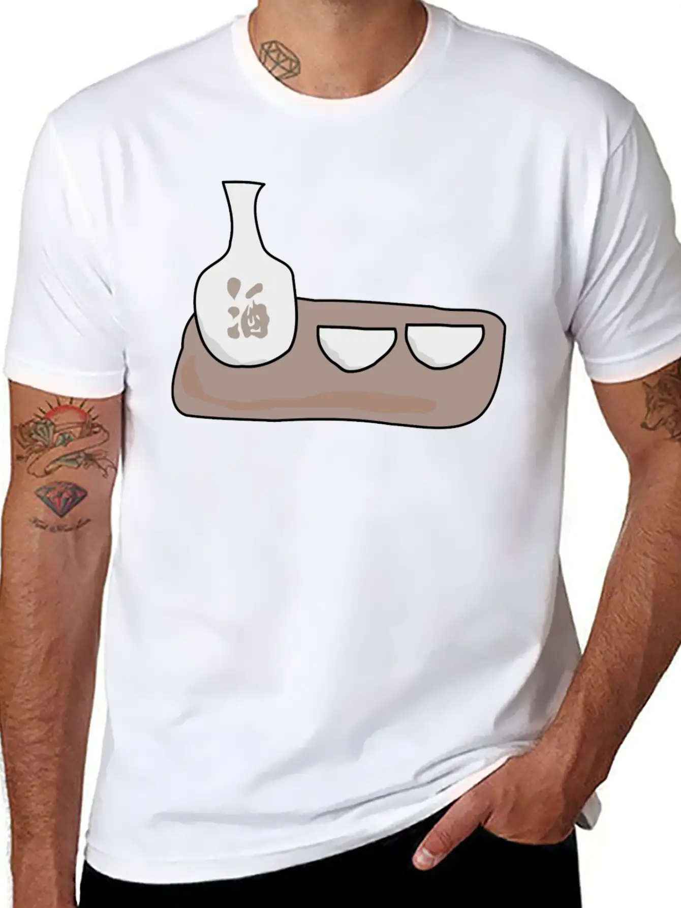Wein Wine Flasche Glas Bottle Barrels Glasses120 Classic Fit Graphic Tee For Daily Comfort – Unisex Cotton Shirt