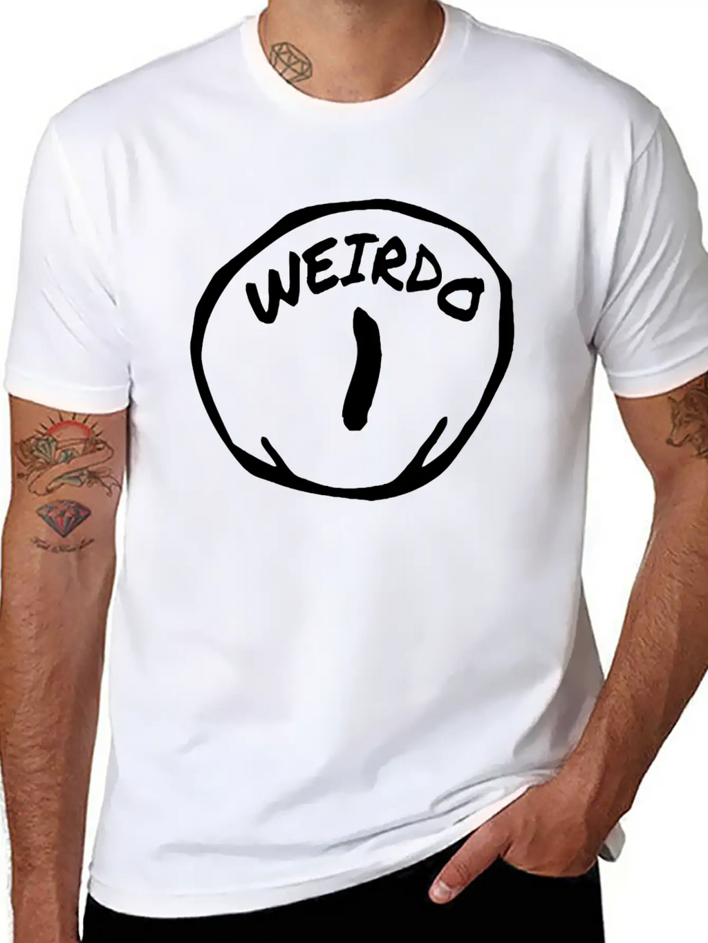 WEIRD 1 And 2 Stylish Everyday T-Shirt – Unisex Basic Cotton Tee
