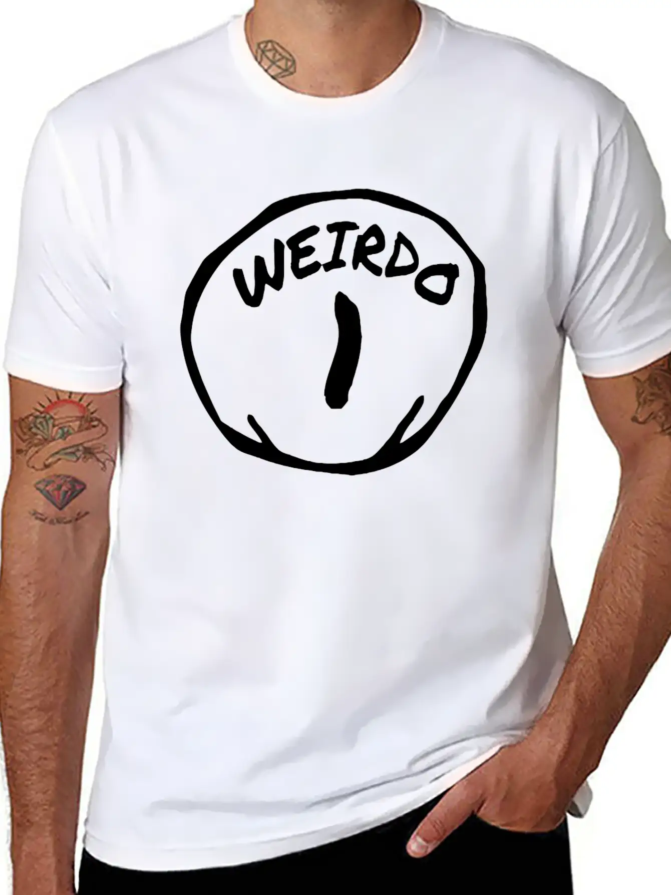 WEIRD 1 And 2 Stylish Everyday T-Shirt – Unisex Basic Cotton Tee