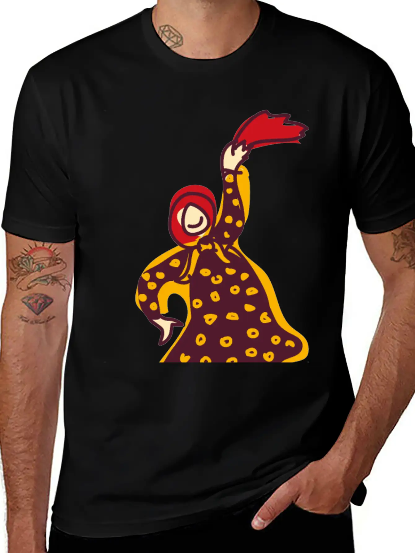 Weird Dancer Casual Graphic T-Shirt – Simple And Comfortable Daily Wear