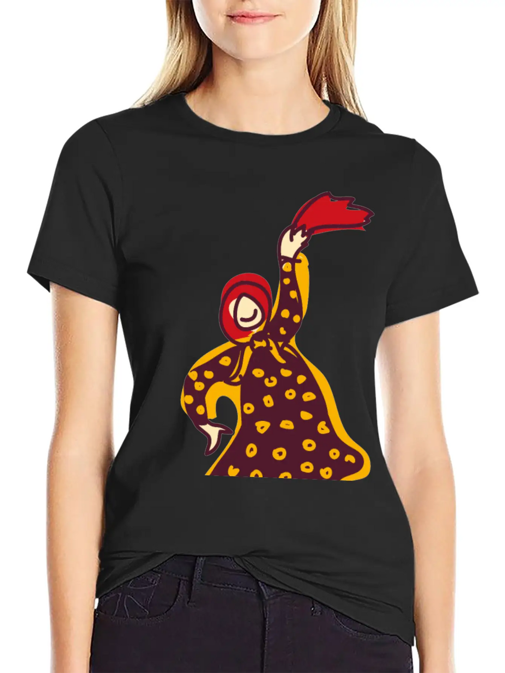 Weird Dancer Casual Graphic T-Shirt – Simple And Comfortable Daily Wear