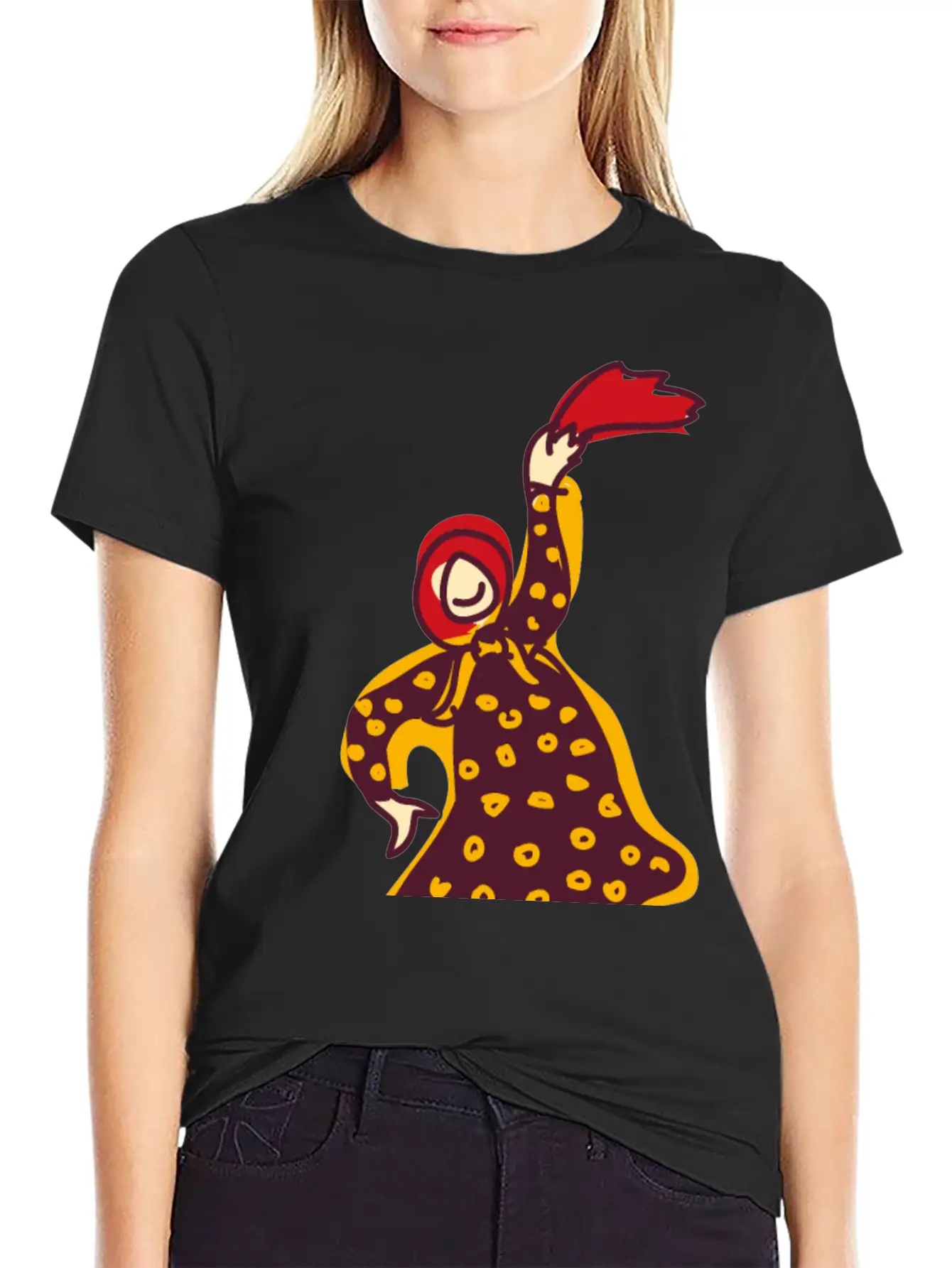Weird Dancer Casual Graphic T-Shirt – Simple And Comfortable Daily Wear