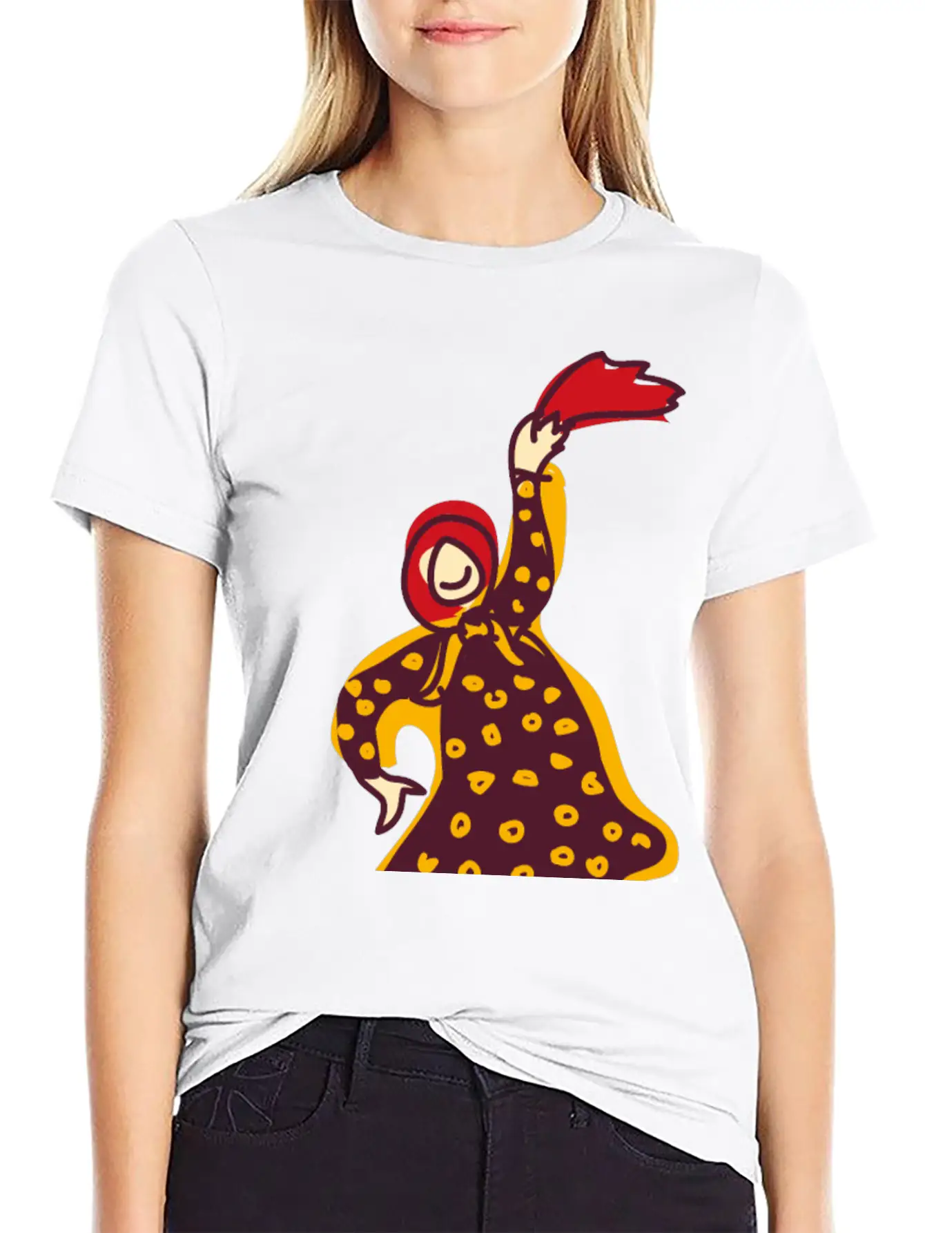 Weird Dancer Casual Graphic T-Shirt – Simple And Comfortable Daily Wear