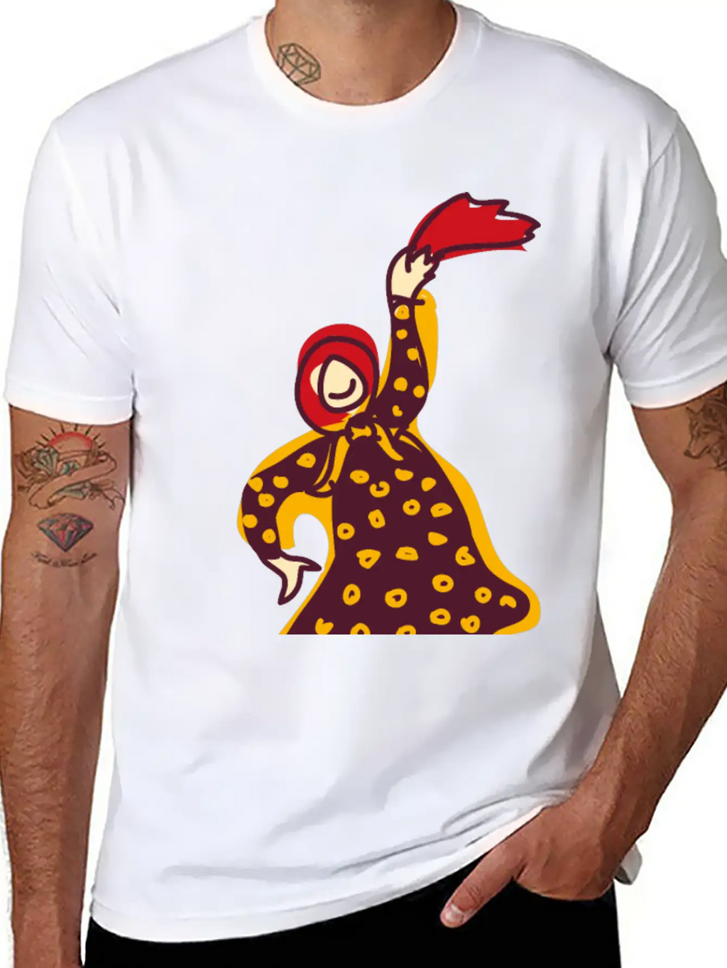 Weird Dancer Casual Graphic T-Shirt – Simple And Comfortable Daily Wear