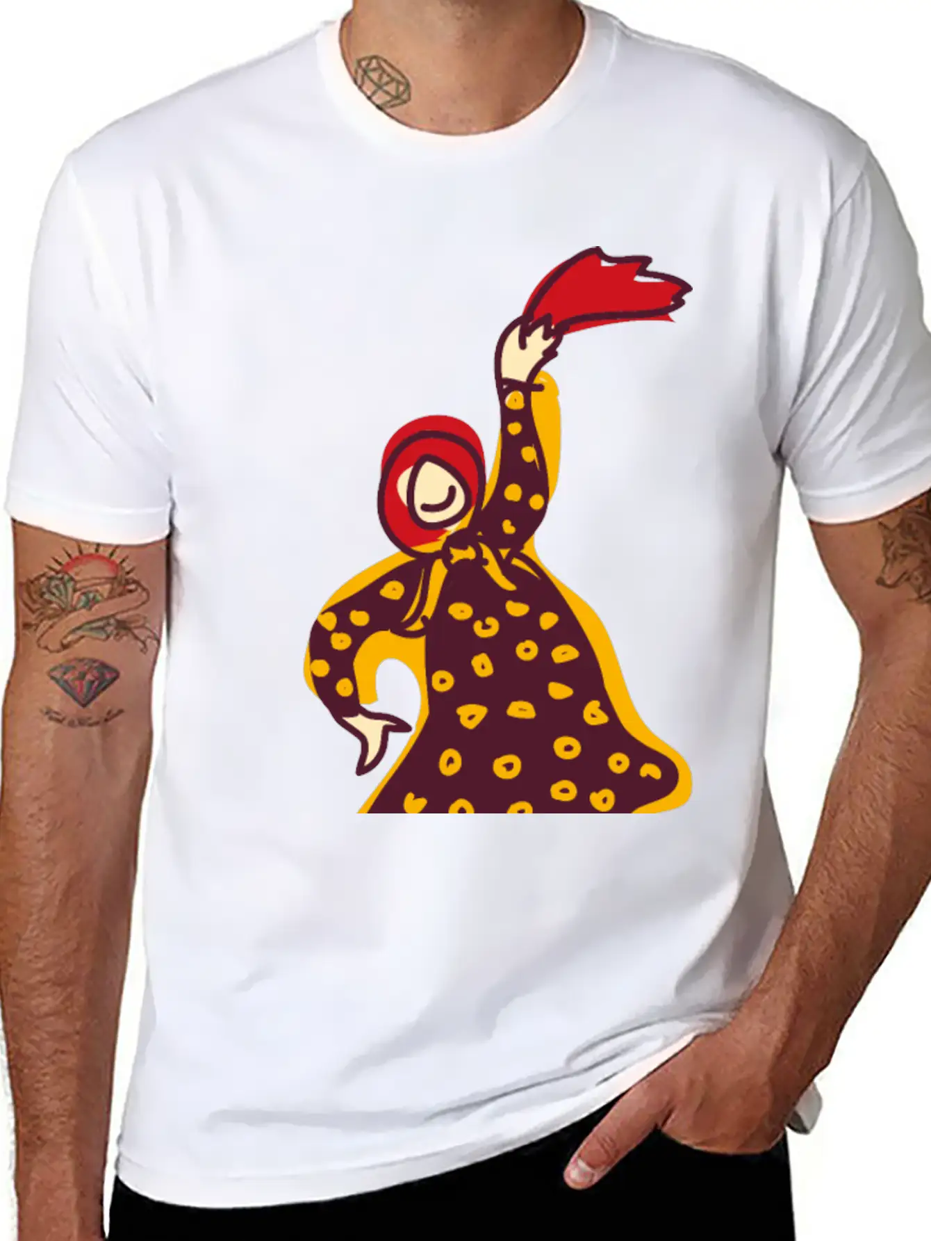 Weird Dancer Casual Graphic T-Shirt – Simple And Comfortable Daily Wear