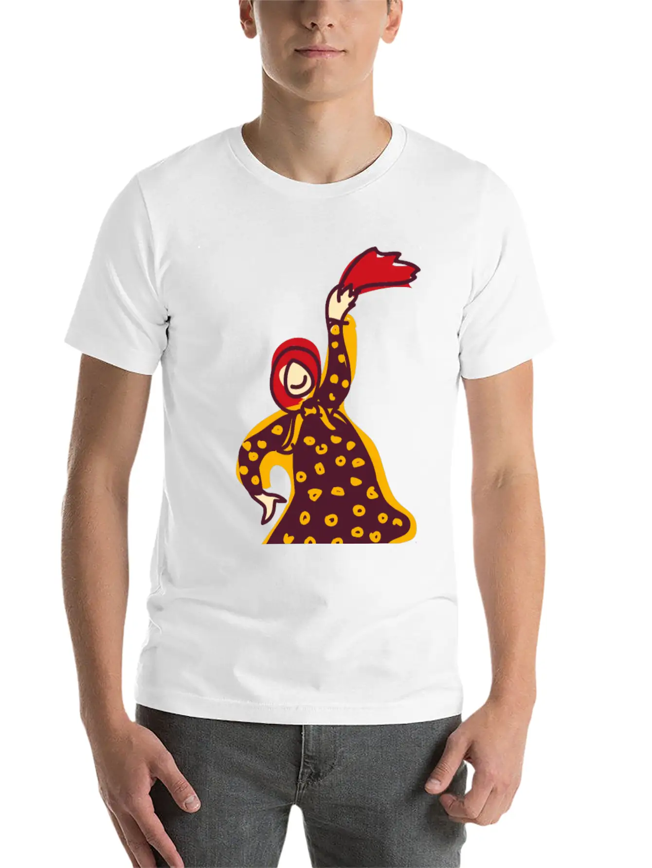Weird Dancer Casual Graphic T-Shirt – Simple And Comfortable Daily Wear