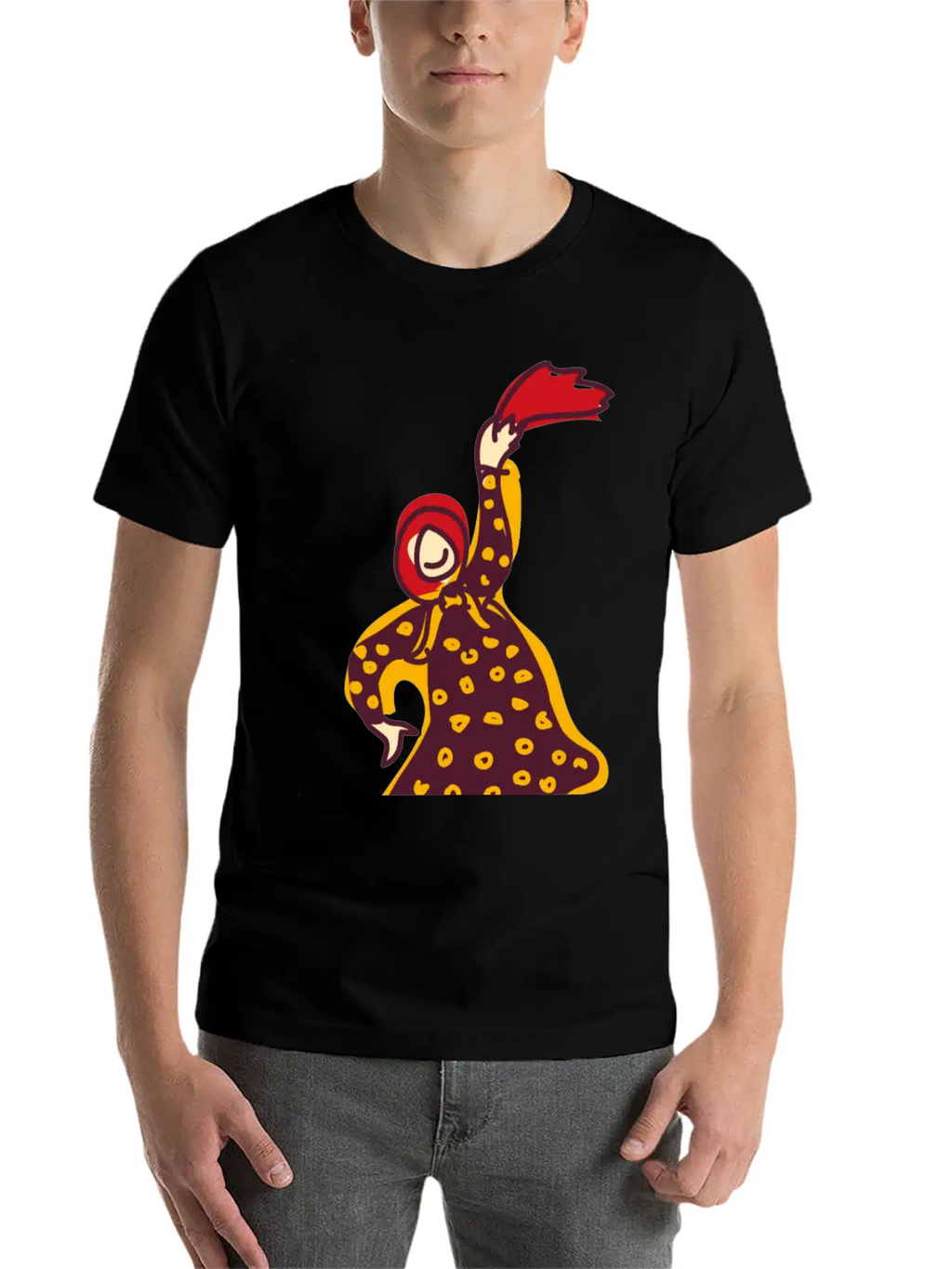 Weird Dancer Casual Graphic T-Shirt – Simple And Comfortable Daily Wear