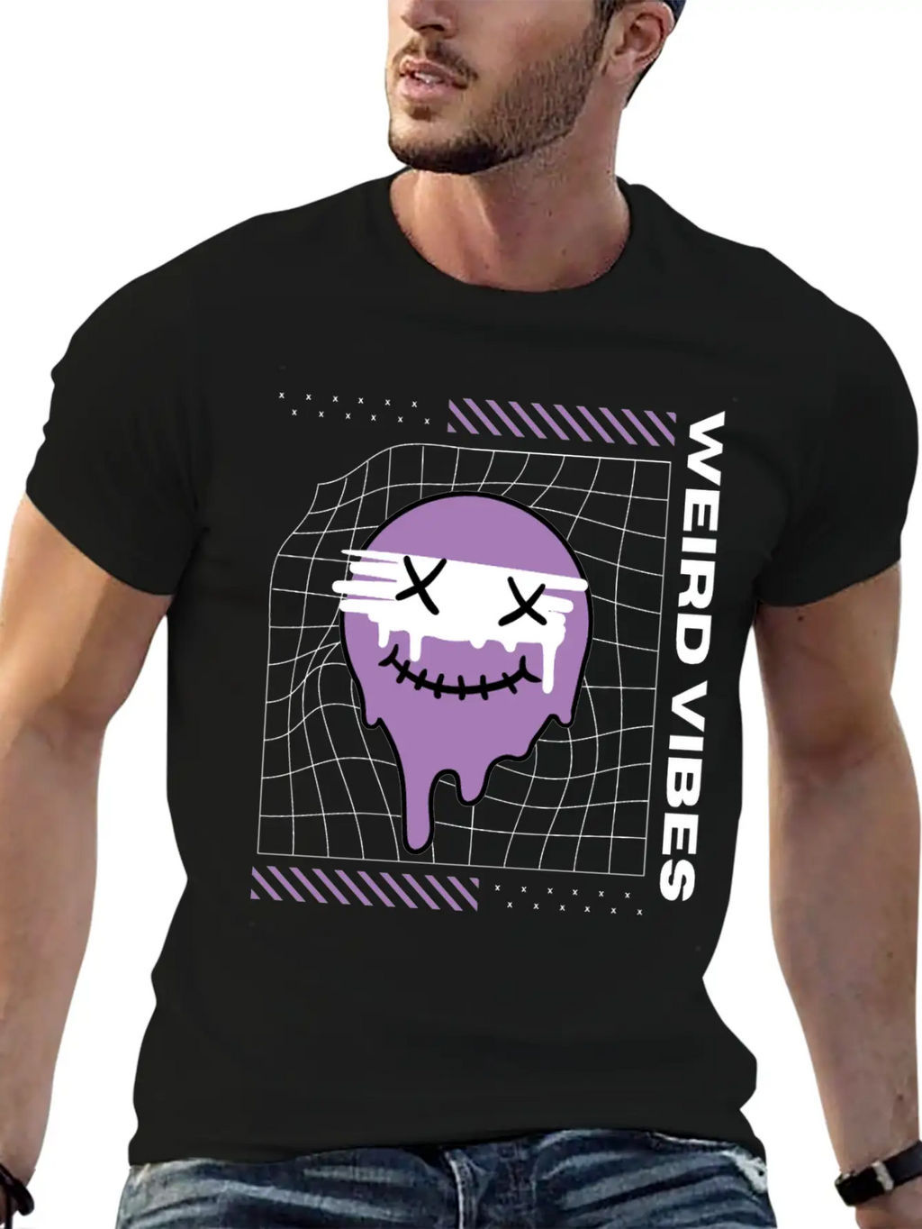 Weird Vibes Only Unisex Casual T-Shirt – Clean Design For Daily Comfort