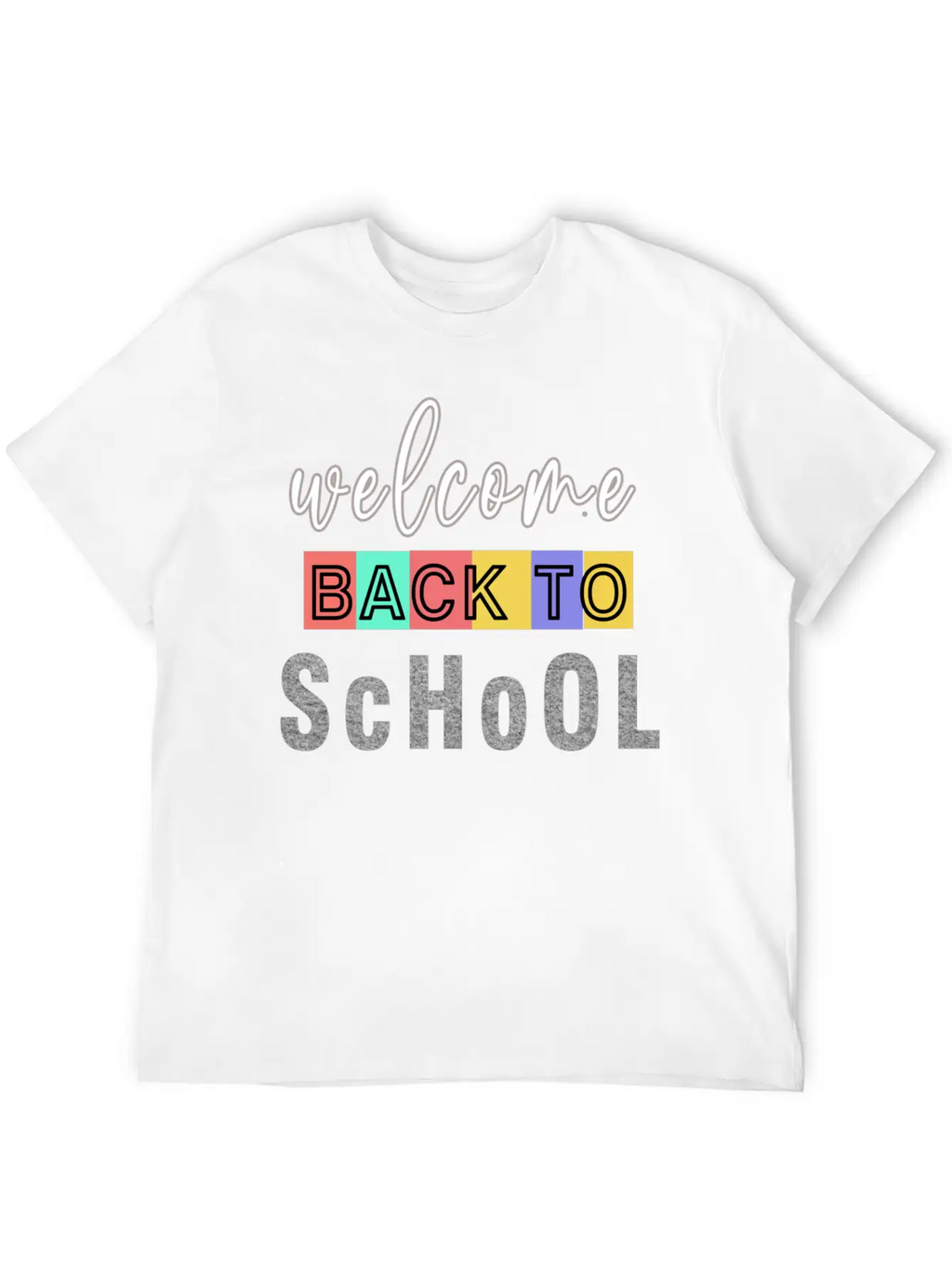 Welcome Back To School Unisex Casual T-Shirt – Clean Design For Daily Comfort
