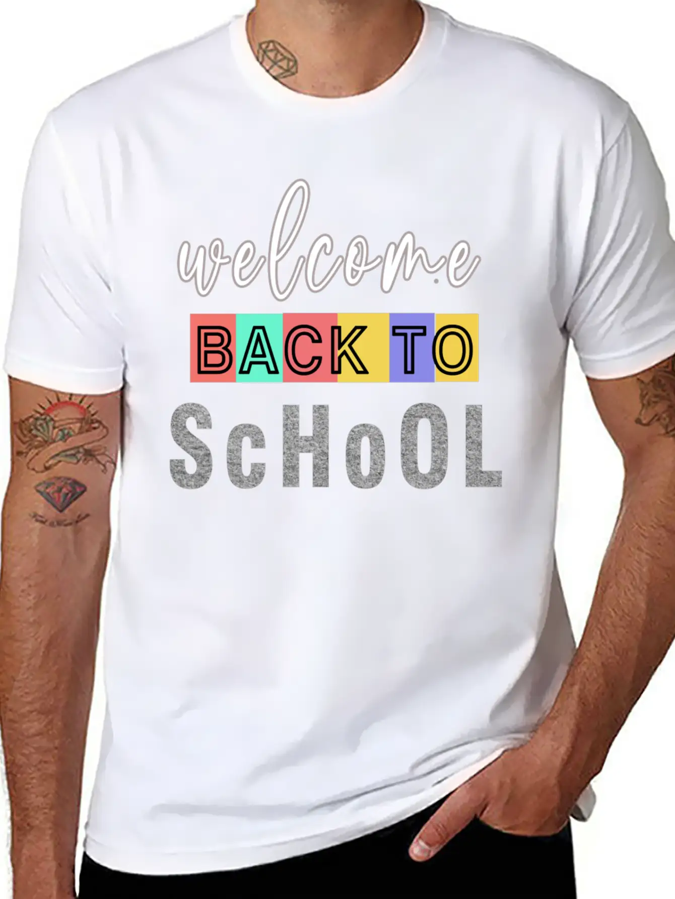 Welcome Back To School Unisex Casual T-Shirt – Clean Design For Daily Comfort
