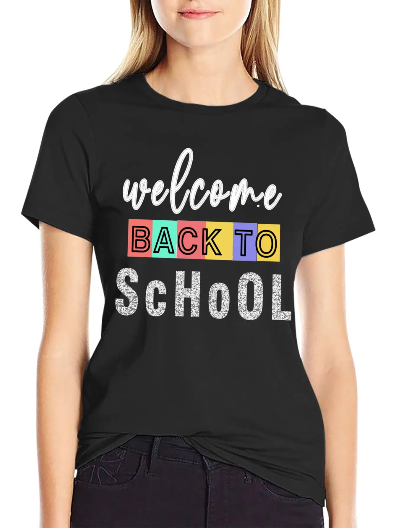 Welcome Back To School Unisex Casual T-Shirt – Clean Design For Daily Comfort
