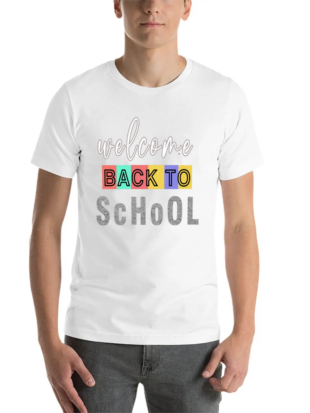 Welcome Back To School Unisex Casual T-Shirt – Clean Design For Daily Comfort