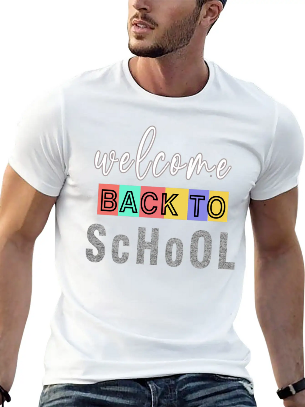 Welcome Back To School Unisex Casual T-Shirt – Clean Design For Daily Comfort