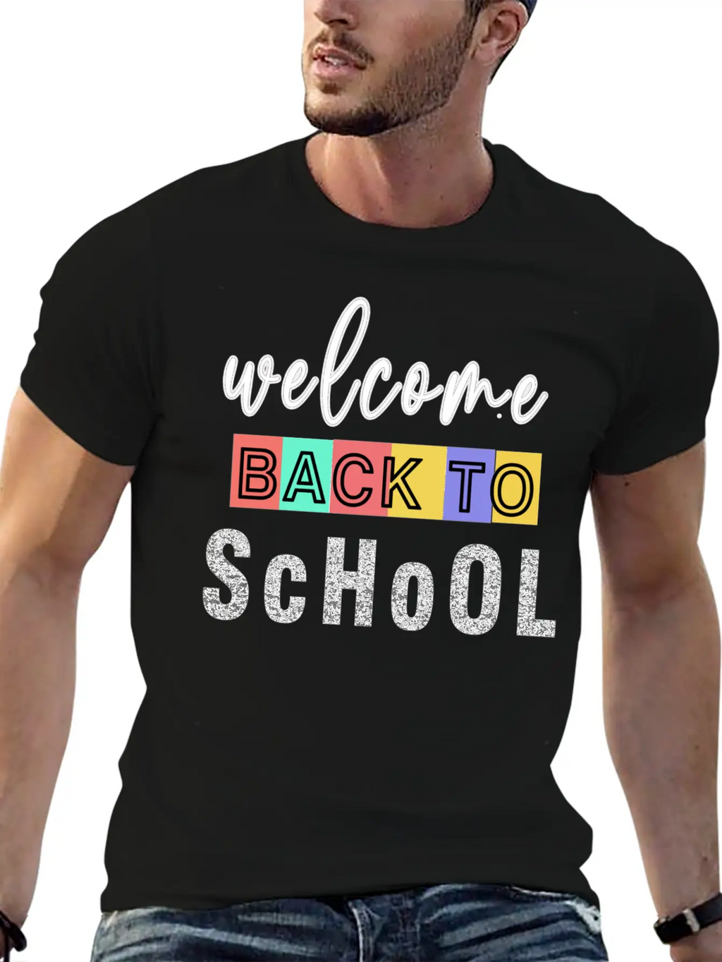 Welcome Back To School Unisex Casual T-Shirt – Clean Design For Daily Comfort